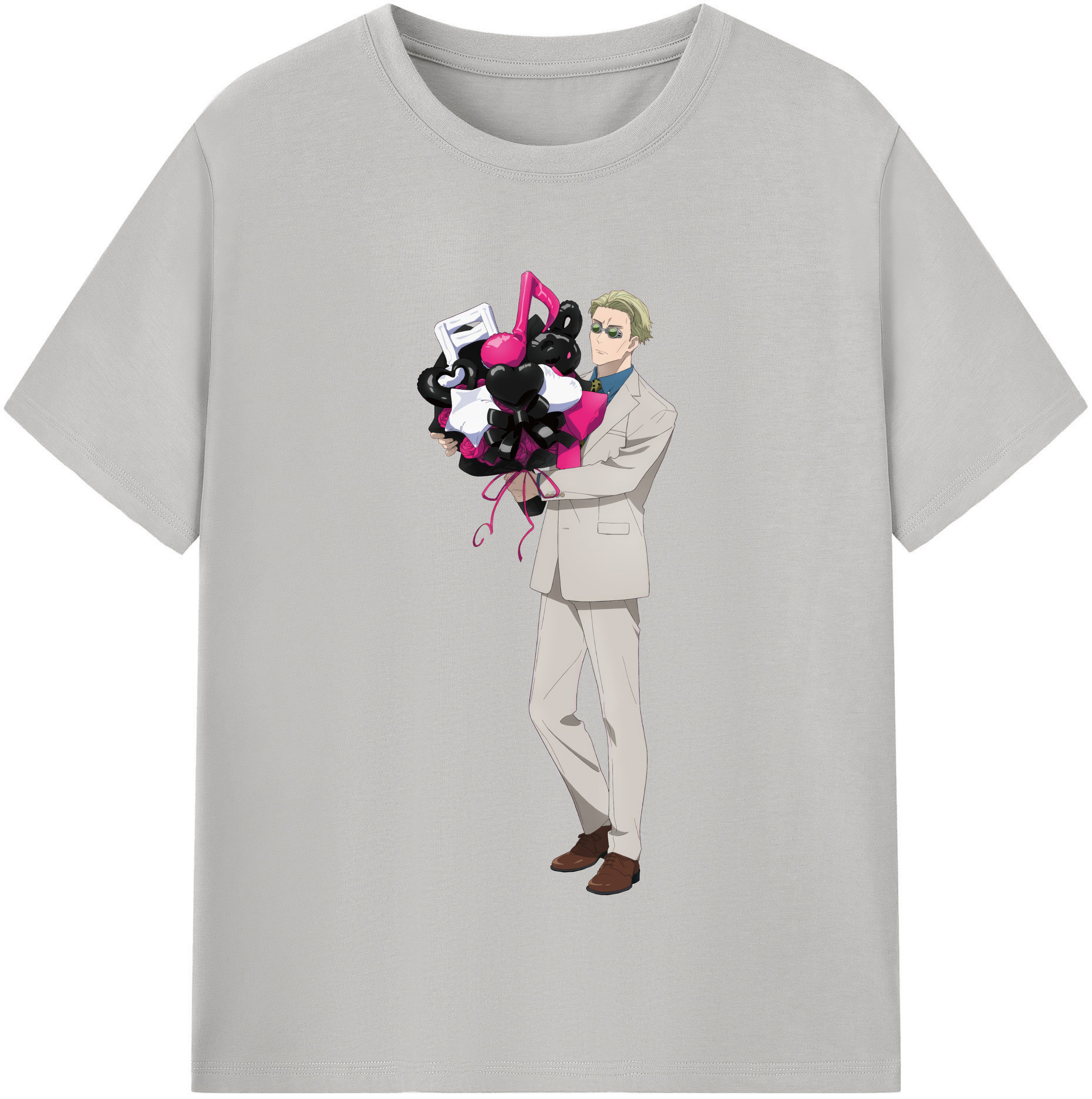 （画像用） 呪術廻戦 Jujutsu Kaisen レディースカジュアルプリントTシャツ（綿100％）