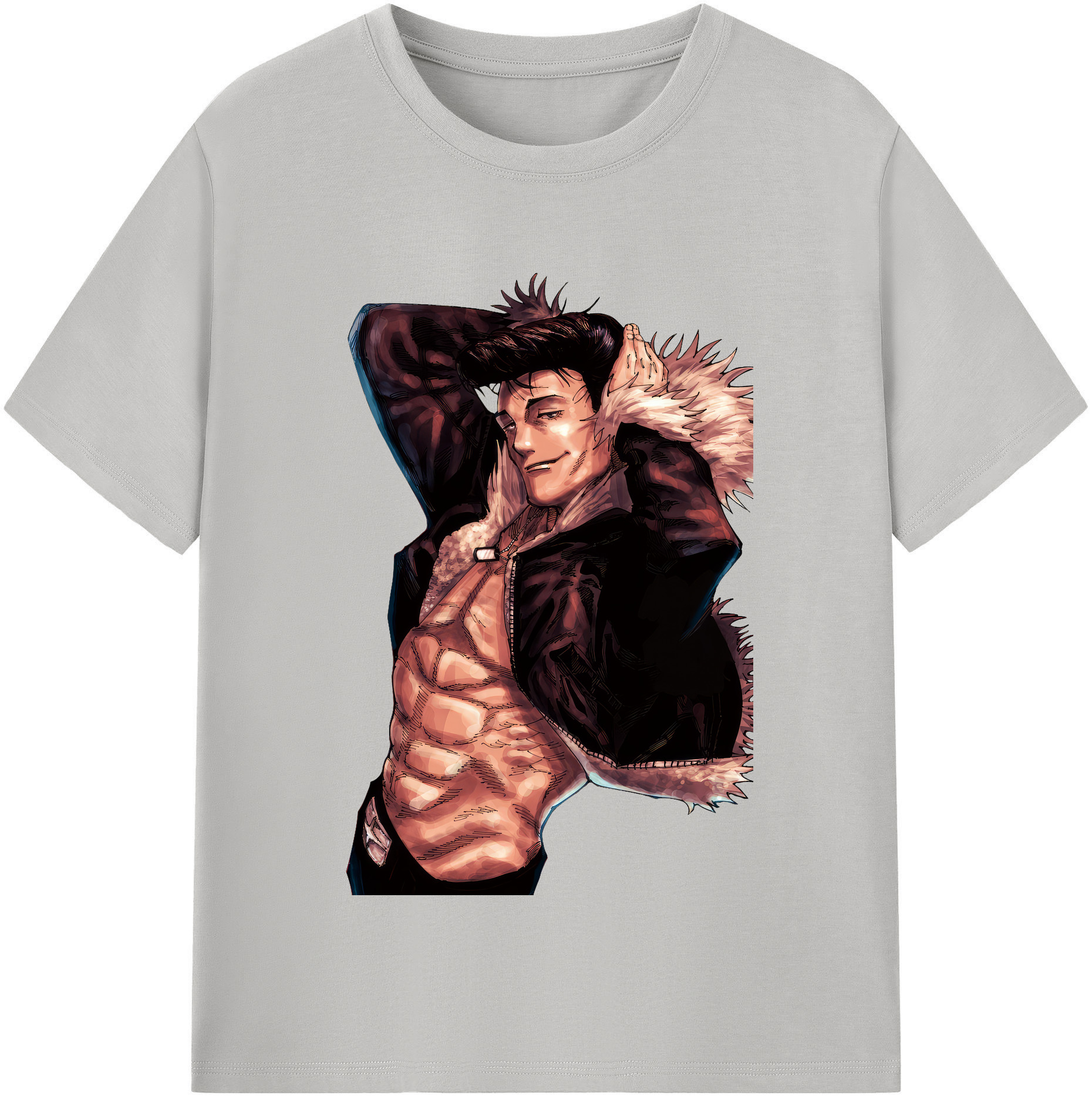 （画像用） 呪術廻戦 Jujutsu Kaisen レディースカジュアルプリントTシャツ（綿100％）
