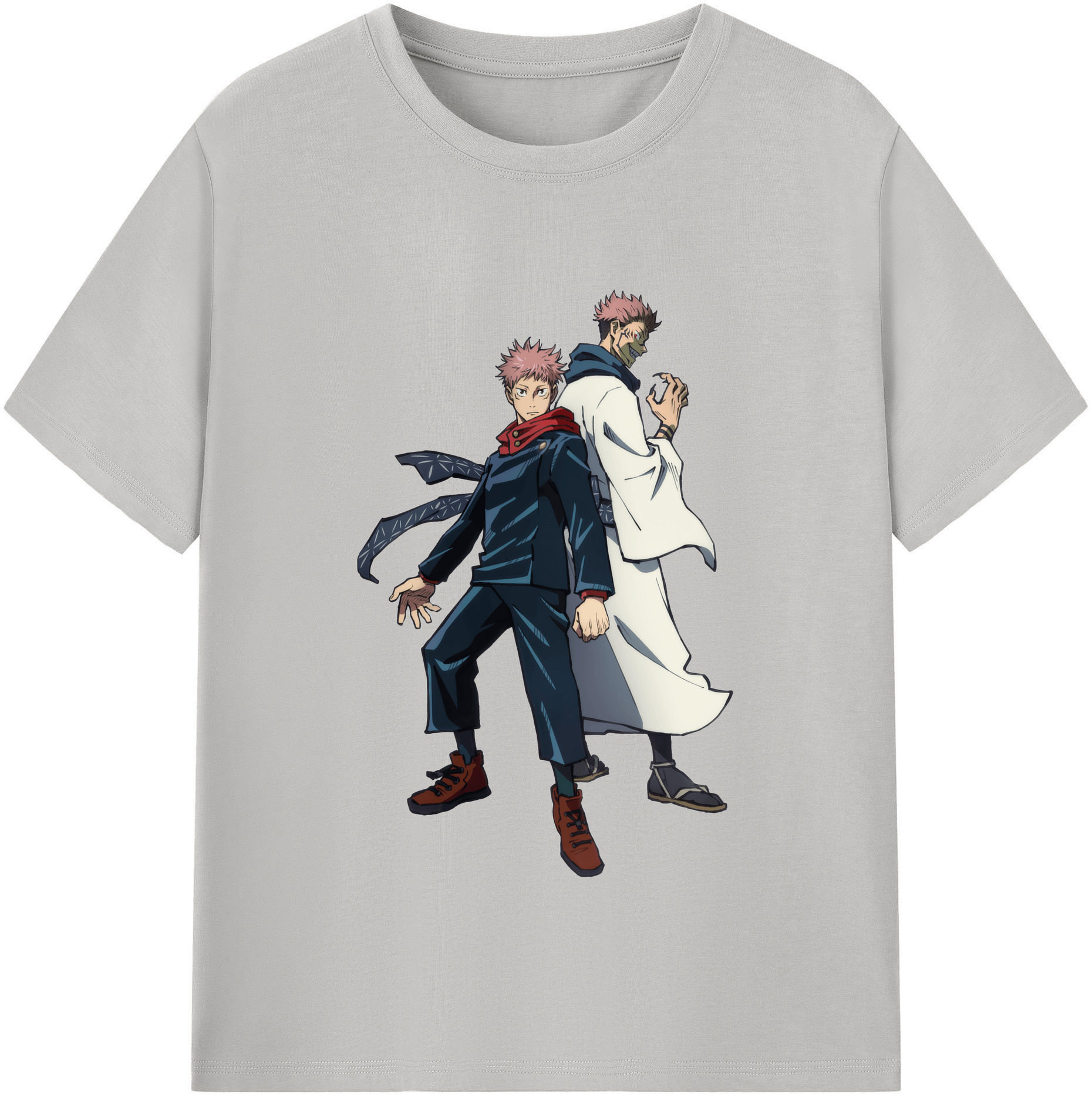 （画像用） 呪術廻戦 Jujutsu Kaisen レディースカジュアルプリントTシャツ（綿100％）