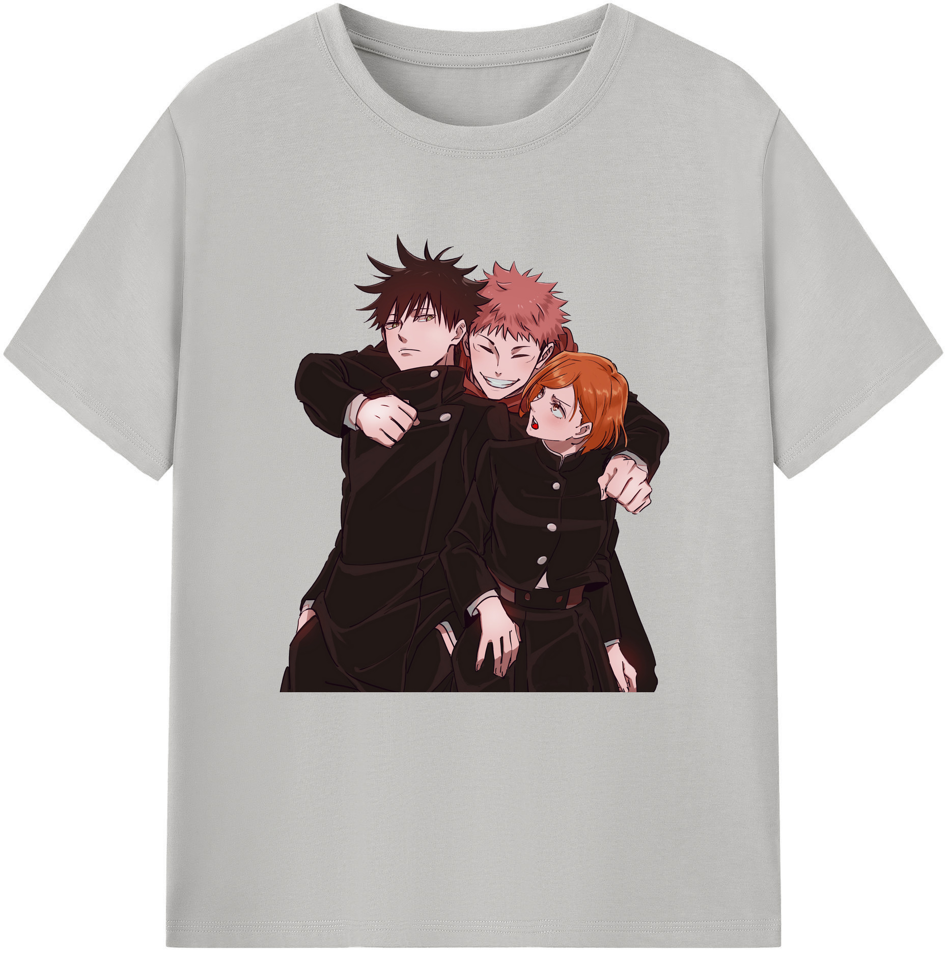 （画像用） 呪術廻戦 Jujutsu Kaisen レディースカジュアルプリントTシャツ（綿100％）