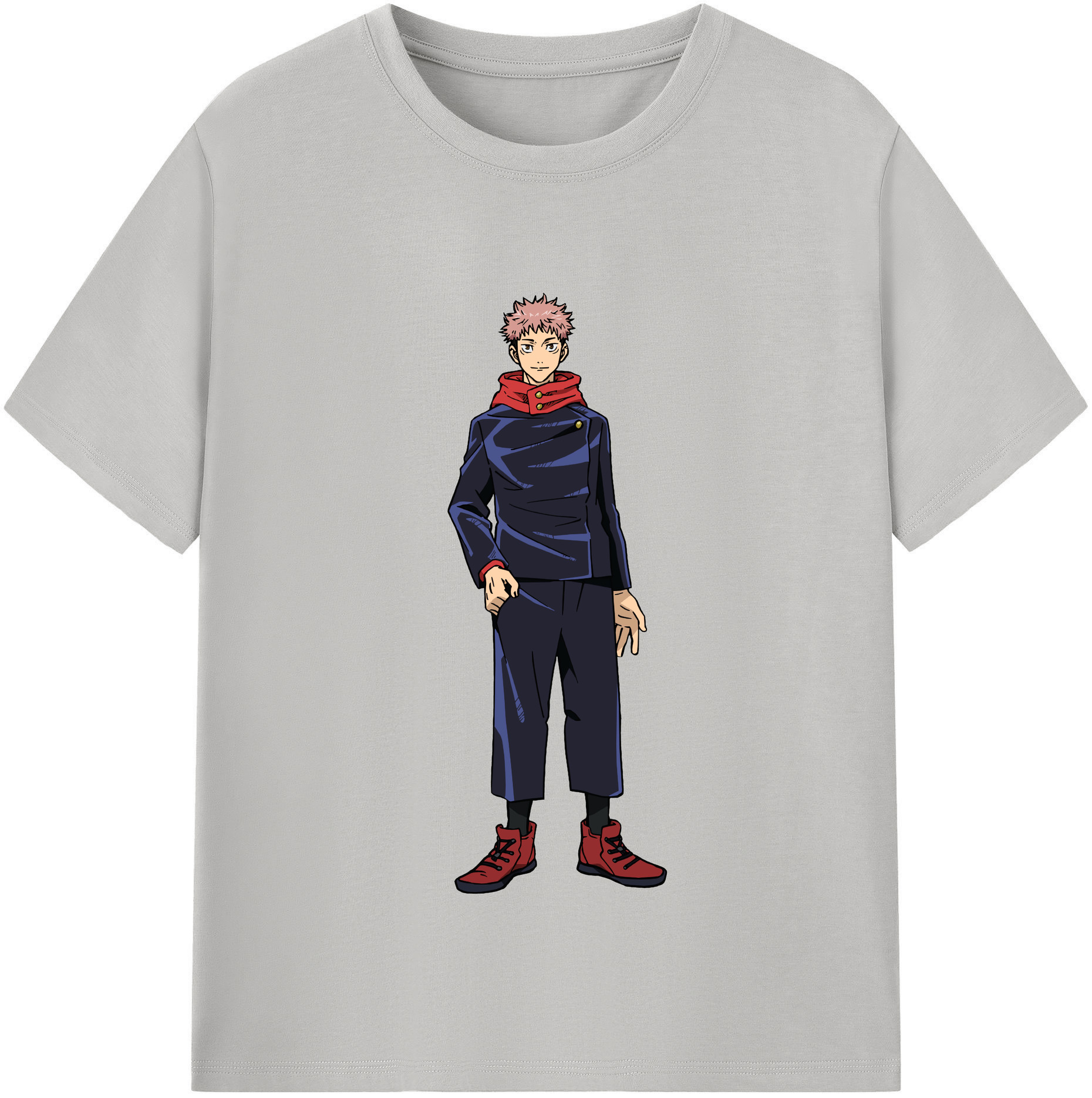 （画像用） 呪術廻戦 Jujutsu Kaisen レディースカジュアルプリントTシャツ（綿100％）