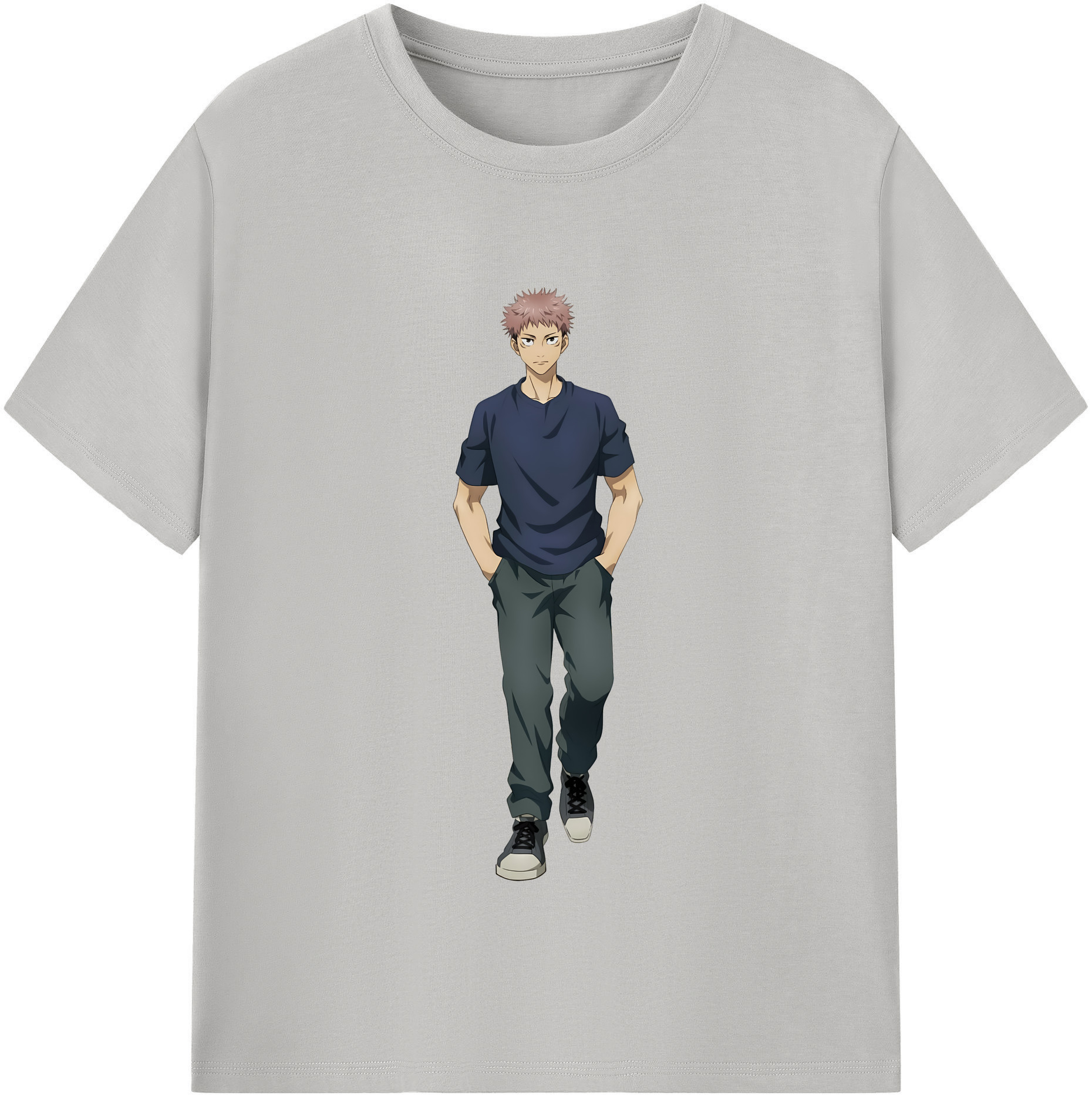 （画像用） 呪術廻戦 Jujutsu Kaisen レディースカジュアルプリントTシャツ（綿100％）