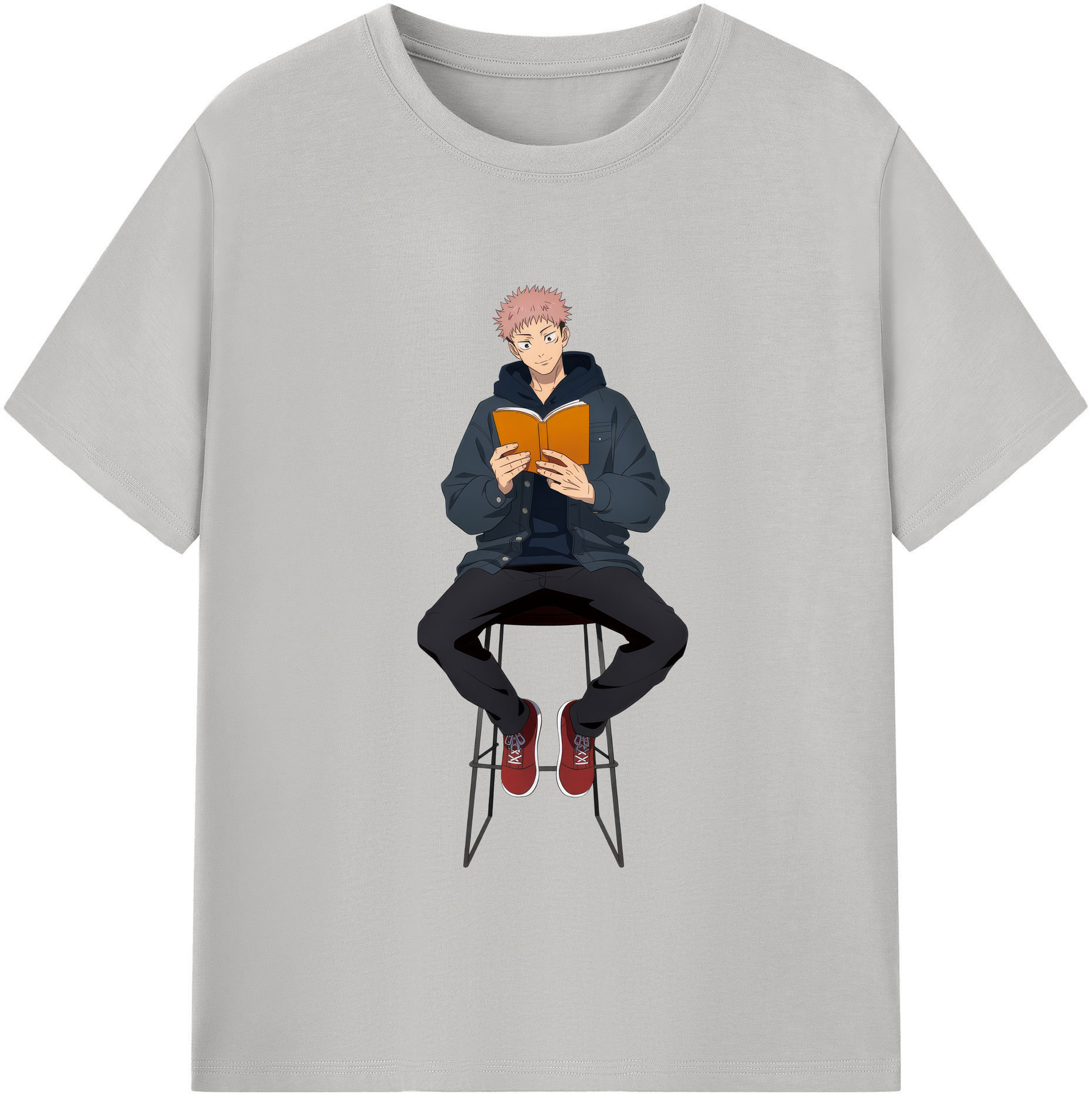 （画像用） 呪術廻戦 Jujutsu Kaisen レディースカジュアルプリントTシャツ（綿100％）