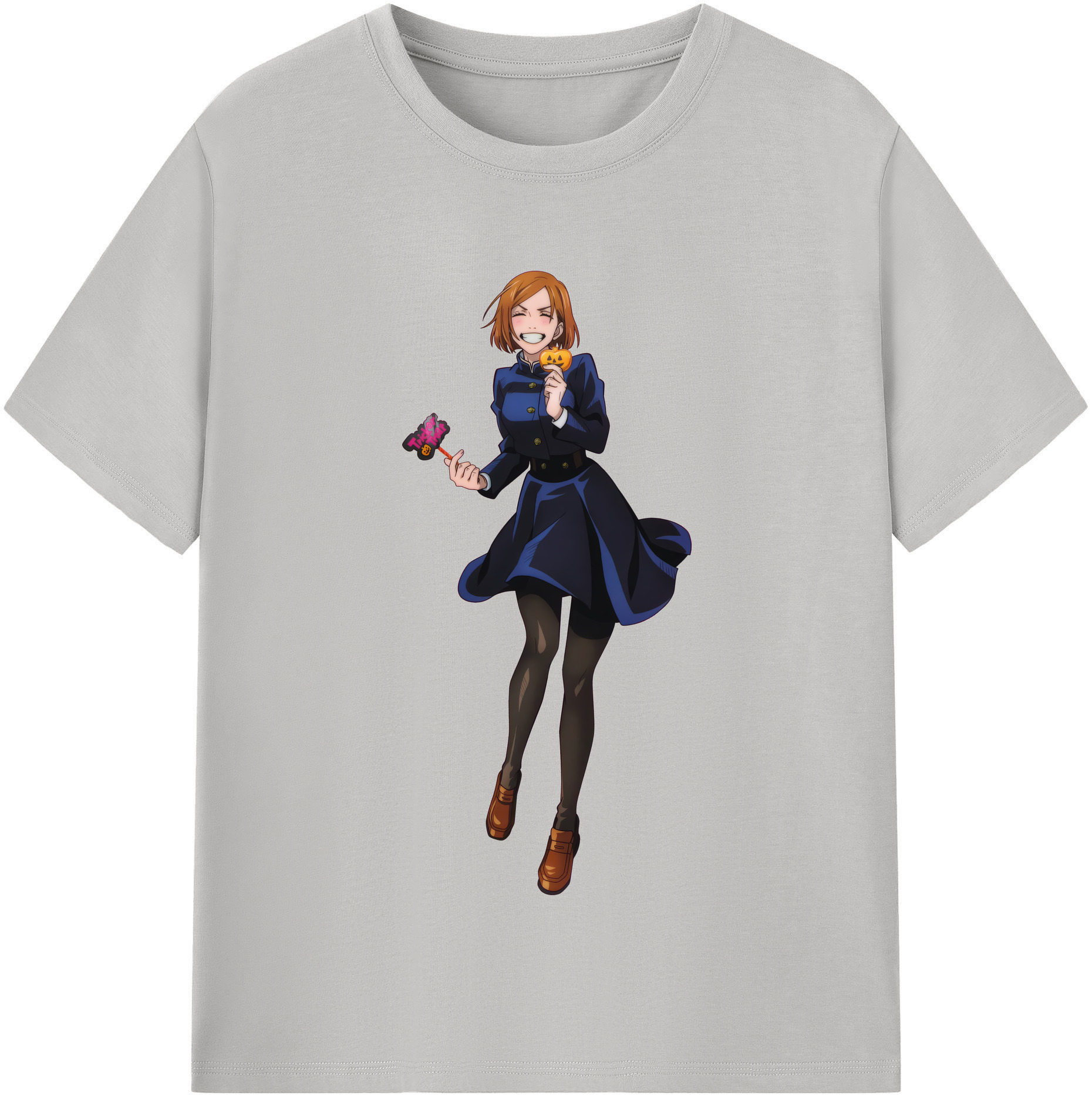 （画像用） 呪術廻戦 Jujutsu Kaisen レディースカジュアルプリントTシャツ（綿100％）