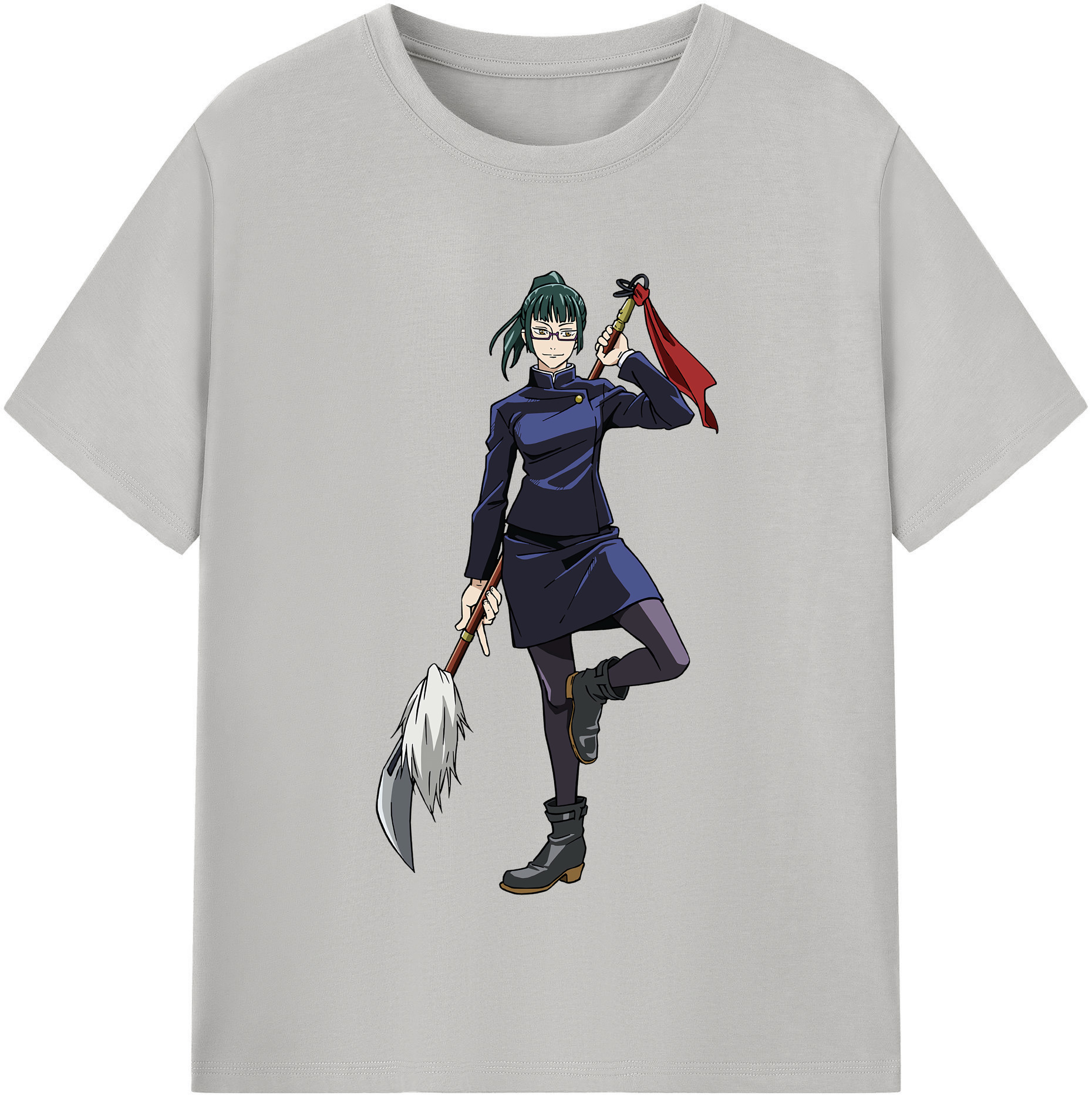 （画像用） 呪術廻戦 Jujutsu Kaisen レディースカジュアルプリントTシャツ（綿100％）
