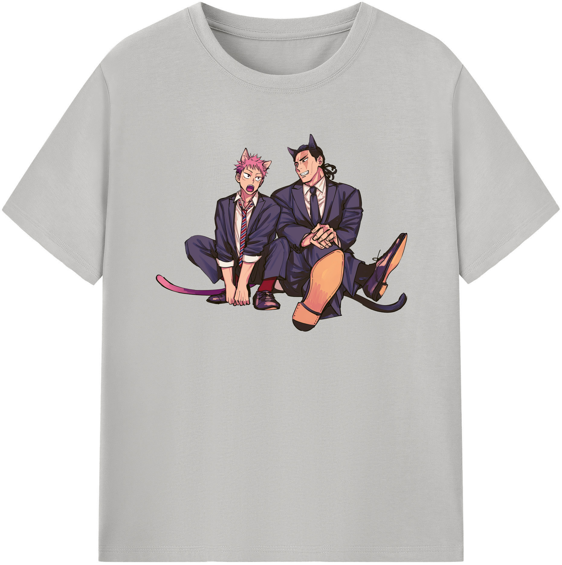 （画像用） 呪術廻戦 Jujutsu Kaisen レディースカジュアルプリントTシャツ（綿100％）