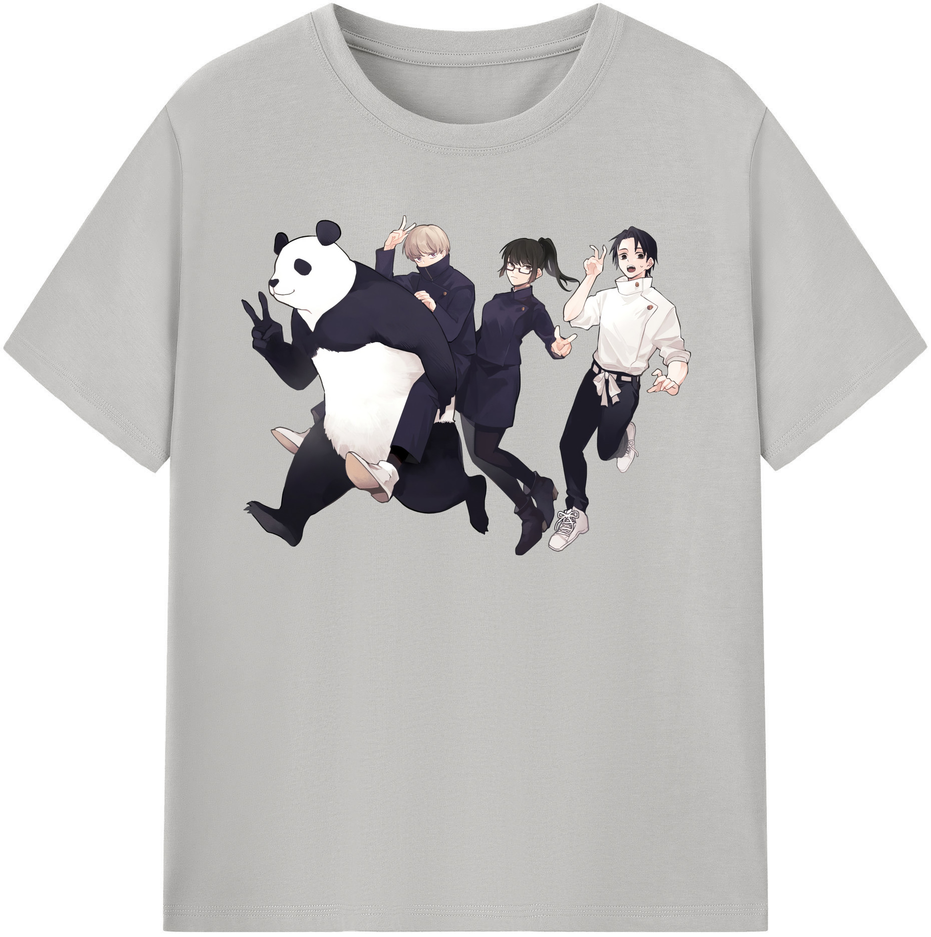 （画像用） 呪術廻戦 Jujutsu Kaisen レディースカジュアルプリントTシャツ（綿100％）