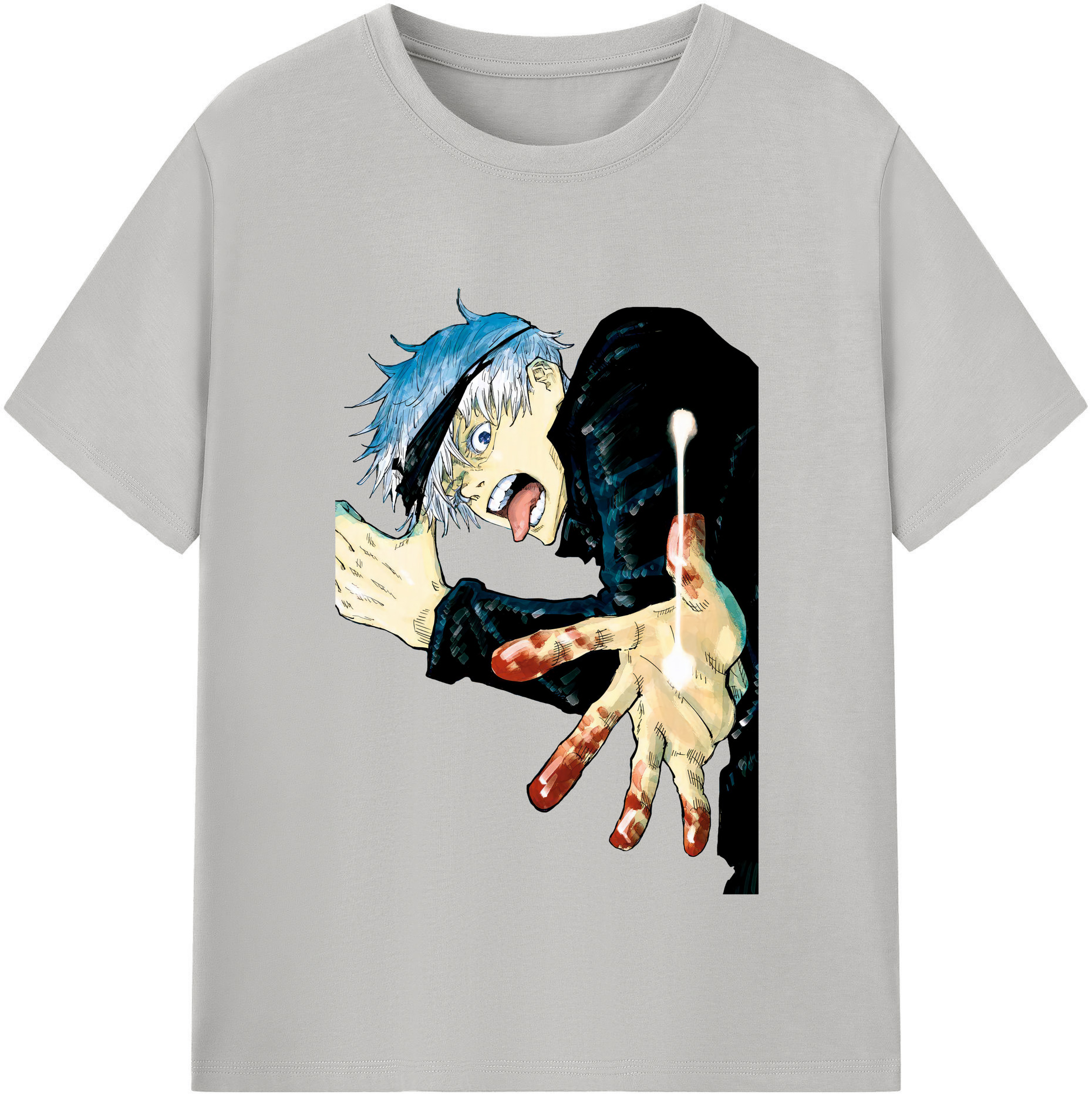 （画像用） 呪術廻戦 Jujutsu Kaisen レディースカジュアルプリントTシャツ（綿100％）
