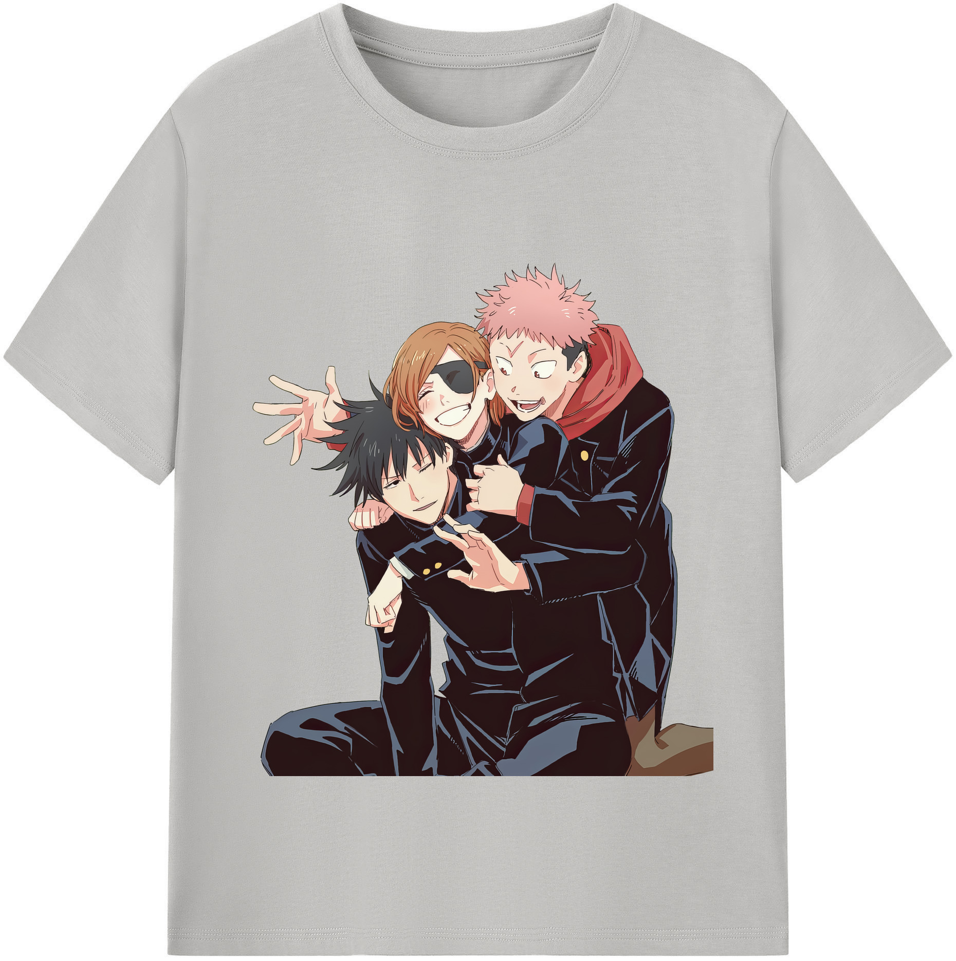 （画像用） 呪術廻戦 Jujutsu Kaisen レディースカジュアルプリントTシャツ（綿100％）