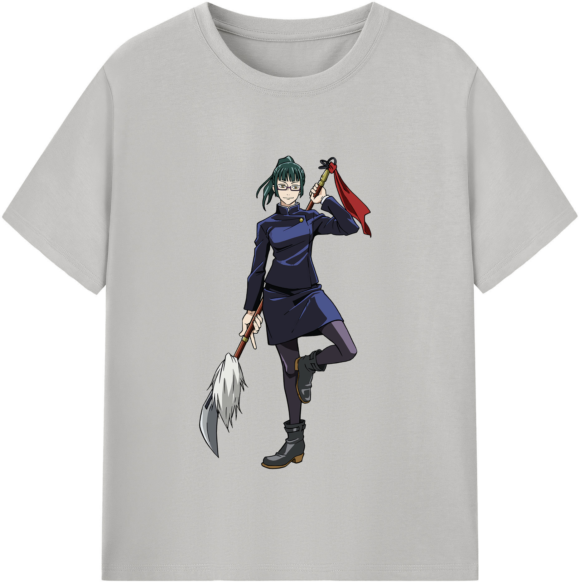 （画像用） 呪術廻戦 Jujutsu Kaisen レディースカジュアルプリントTシャツ（綿100％）