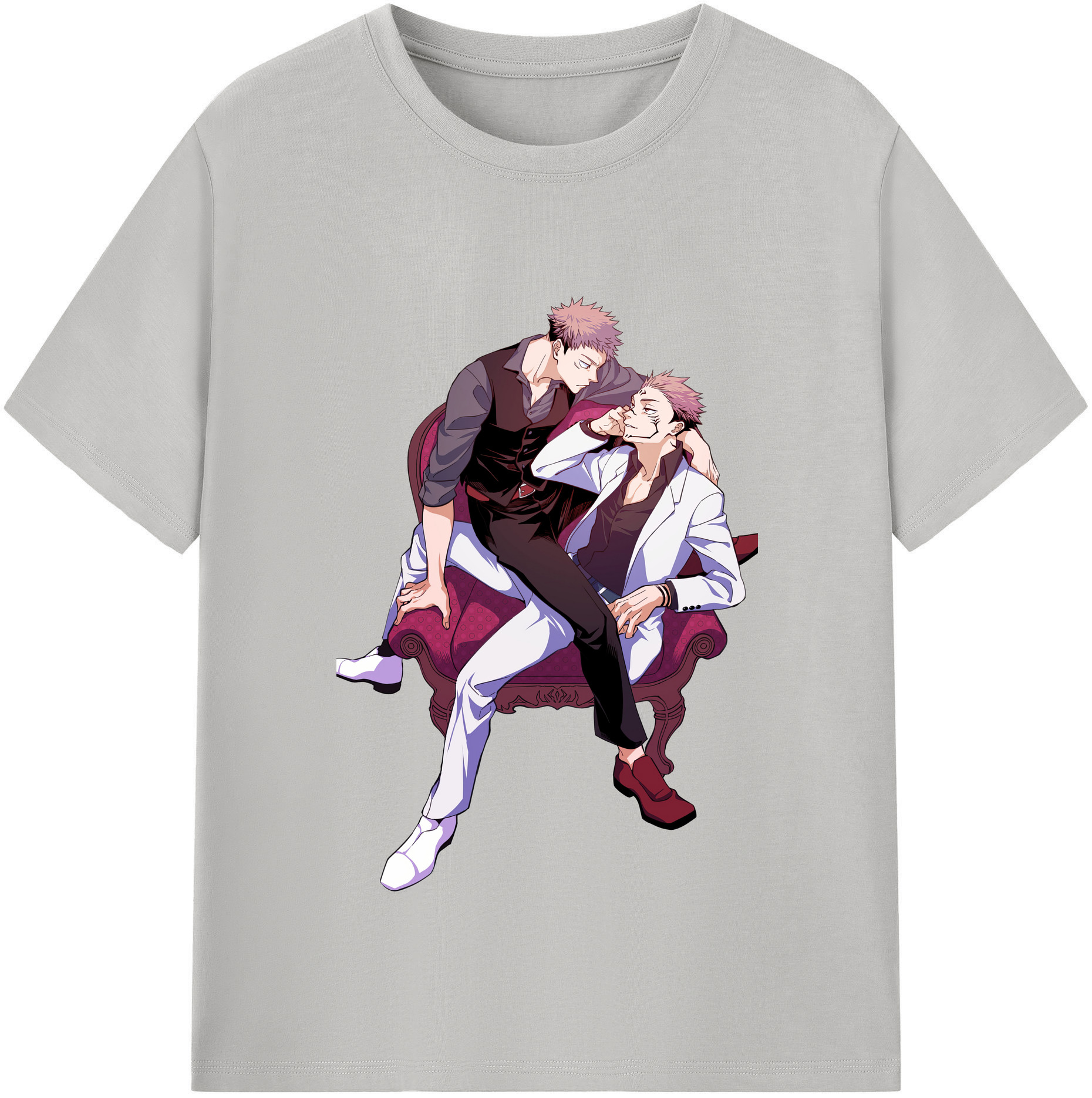 （画像用） 呪術廻戦 Jujutsu Kaisen レディースカジュアルプリントTシャツ（綿100％）