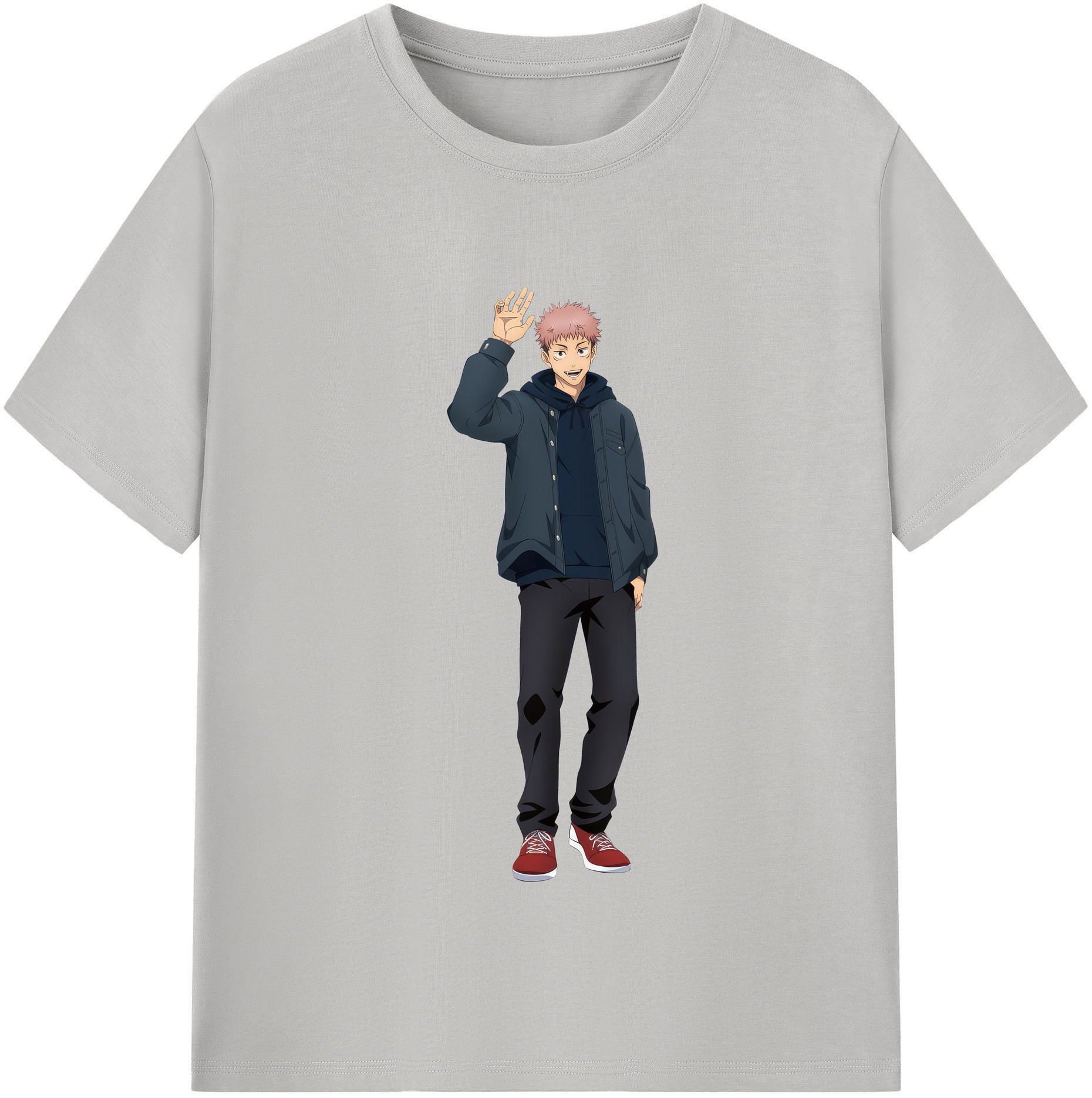 （画像用） 呪術廻戦 Jujutsu Kaisen レディースカジュアルプリントTシャツ（綿100％）