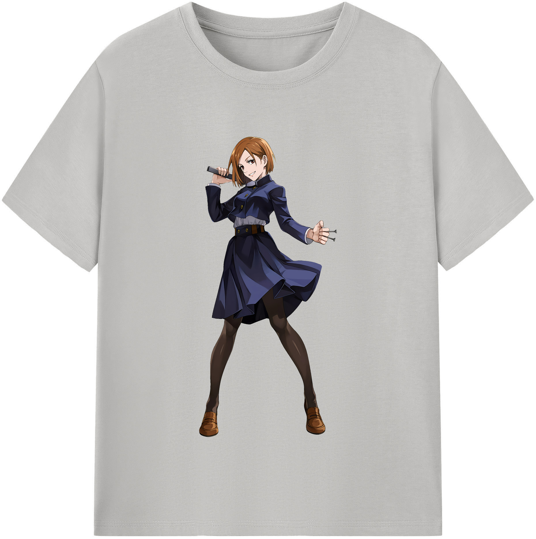 （画像用） 呪術廻戦 Jujutsu Kaisen レディースカジュアルプリントTシャツ（綿100％）