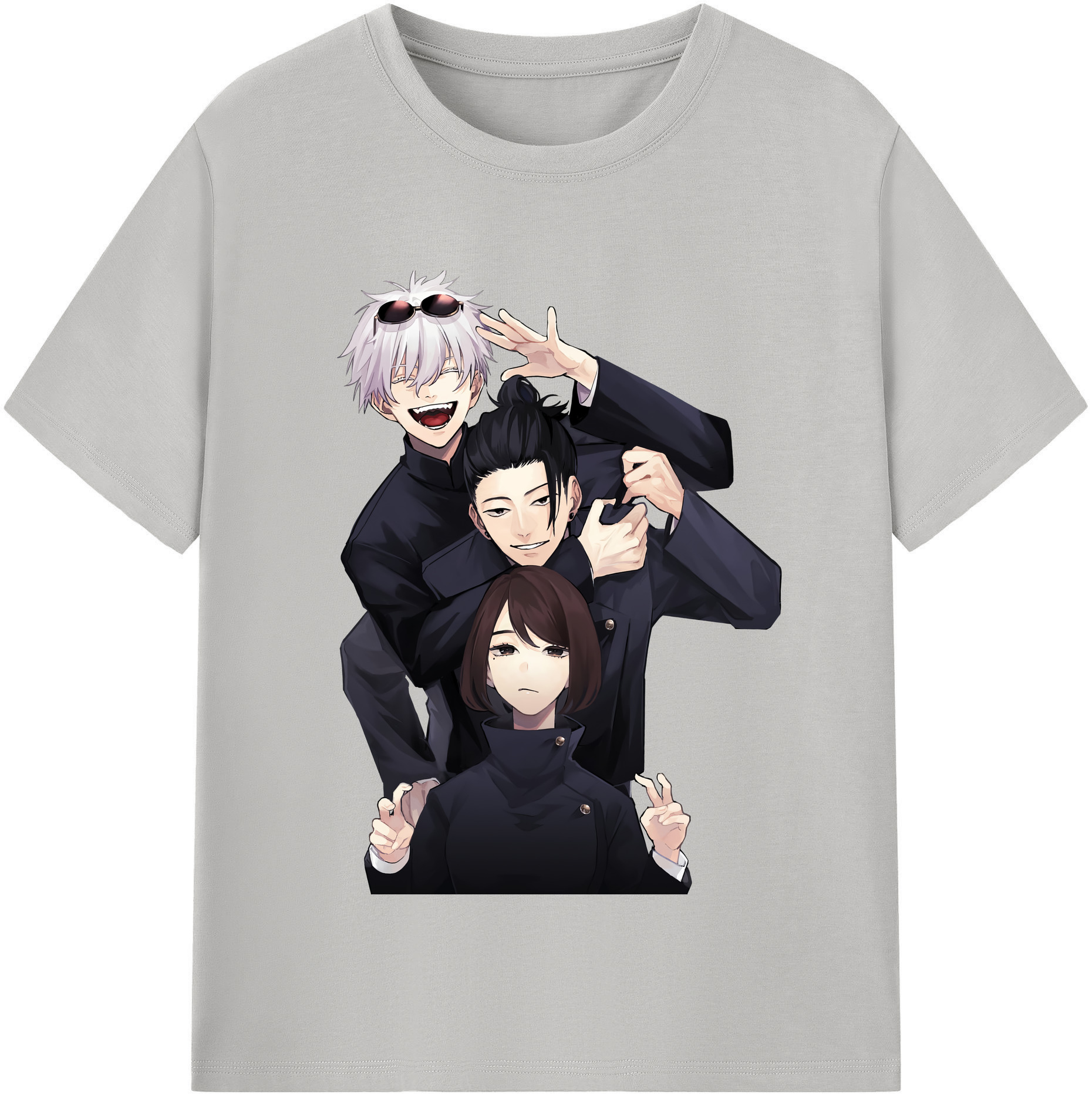 （画像用） 呪術廻戦 Jujutsu Kaisen レディースカジュアルプリントTシャツ（綿100％）