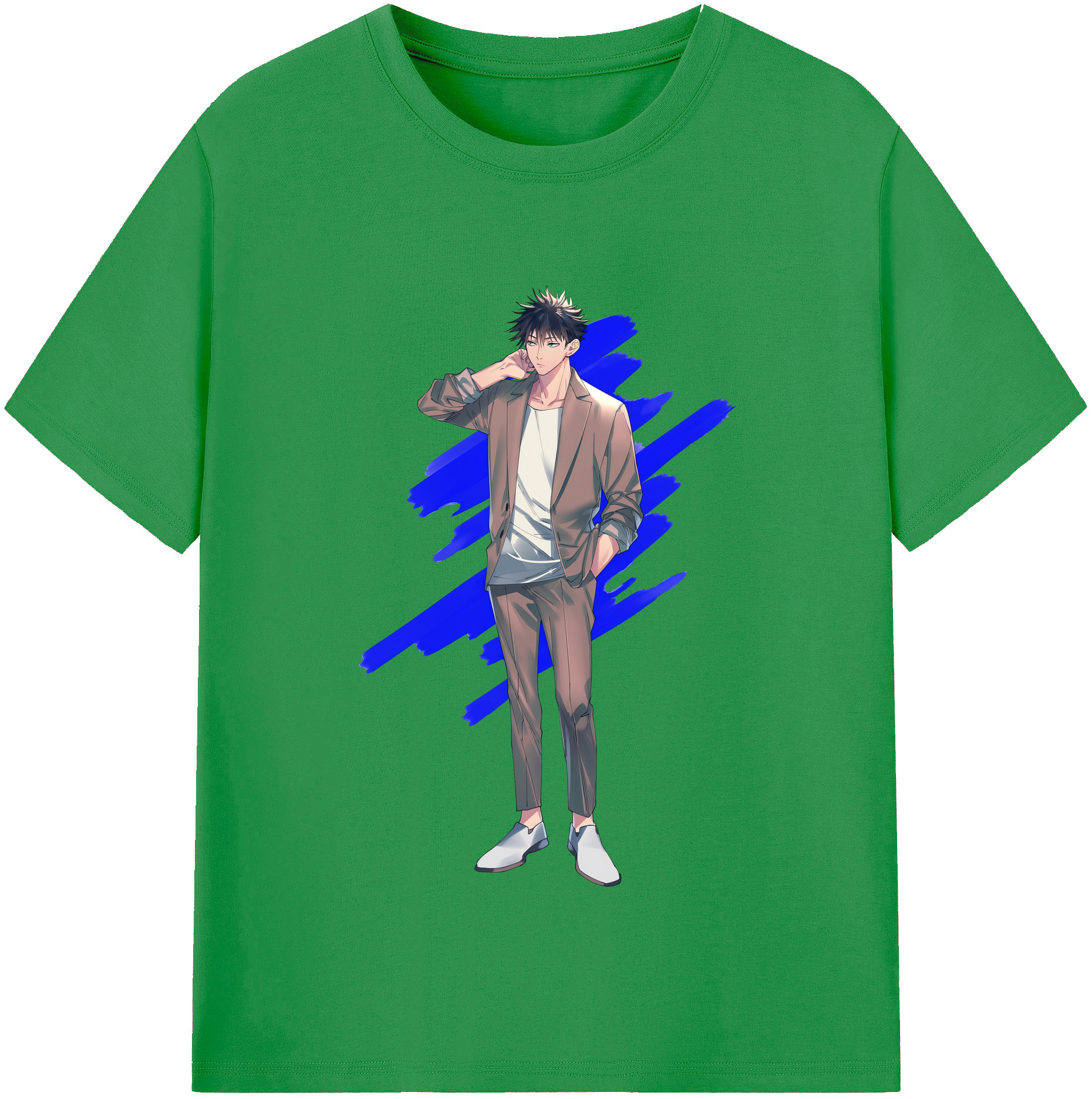 （画像用） 呪術廻戦 Jujutsu Kaisen レディースカジュアルプリントTシャツ（綿100％）
