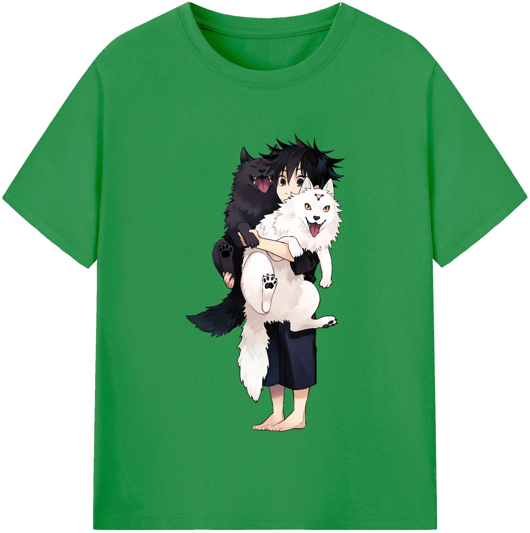 （画像用） 呪術廻戦 Jujutsu Kaisen レディースカジュアルプリントTシャツ（綿100％）