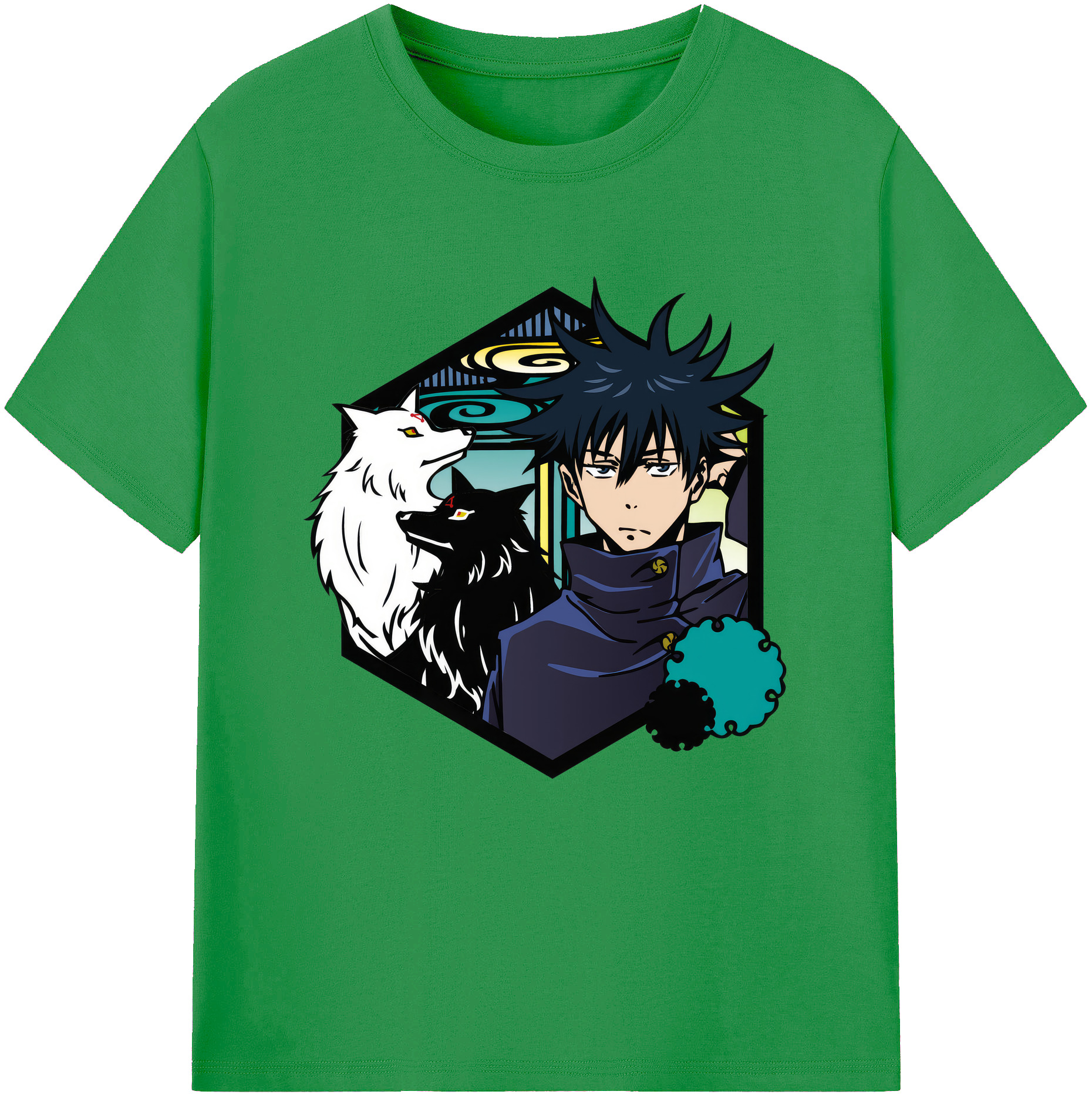 （画像用） 呪術廻戦 Jujutsu Kaisen レディースカジュアルプリントTシャツ（綿100％）