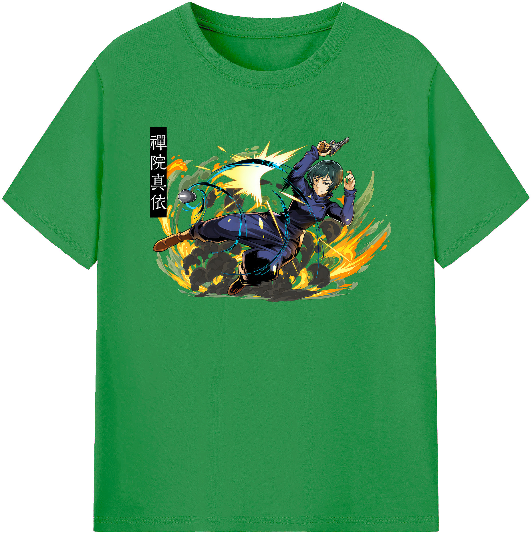 （画像用） 呪術廻戦 Jujutsu Kaisen レディースカジュアルプリントTシャツ（綿100％）