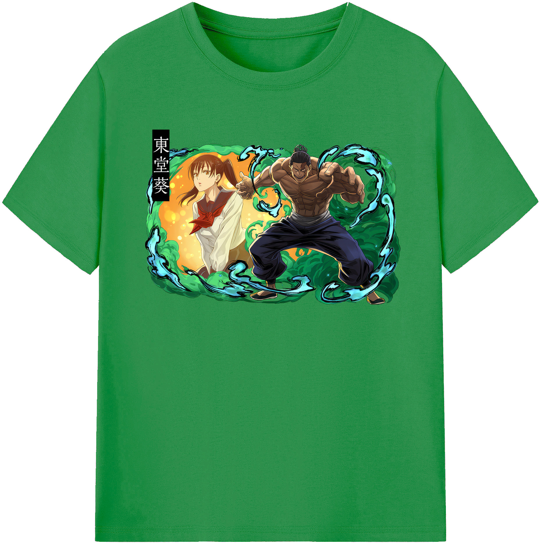 （画像用） 呪術廻戦 Jujutsu Kaisen レディースカジュアルプリントTシャツ（綿100％）