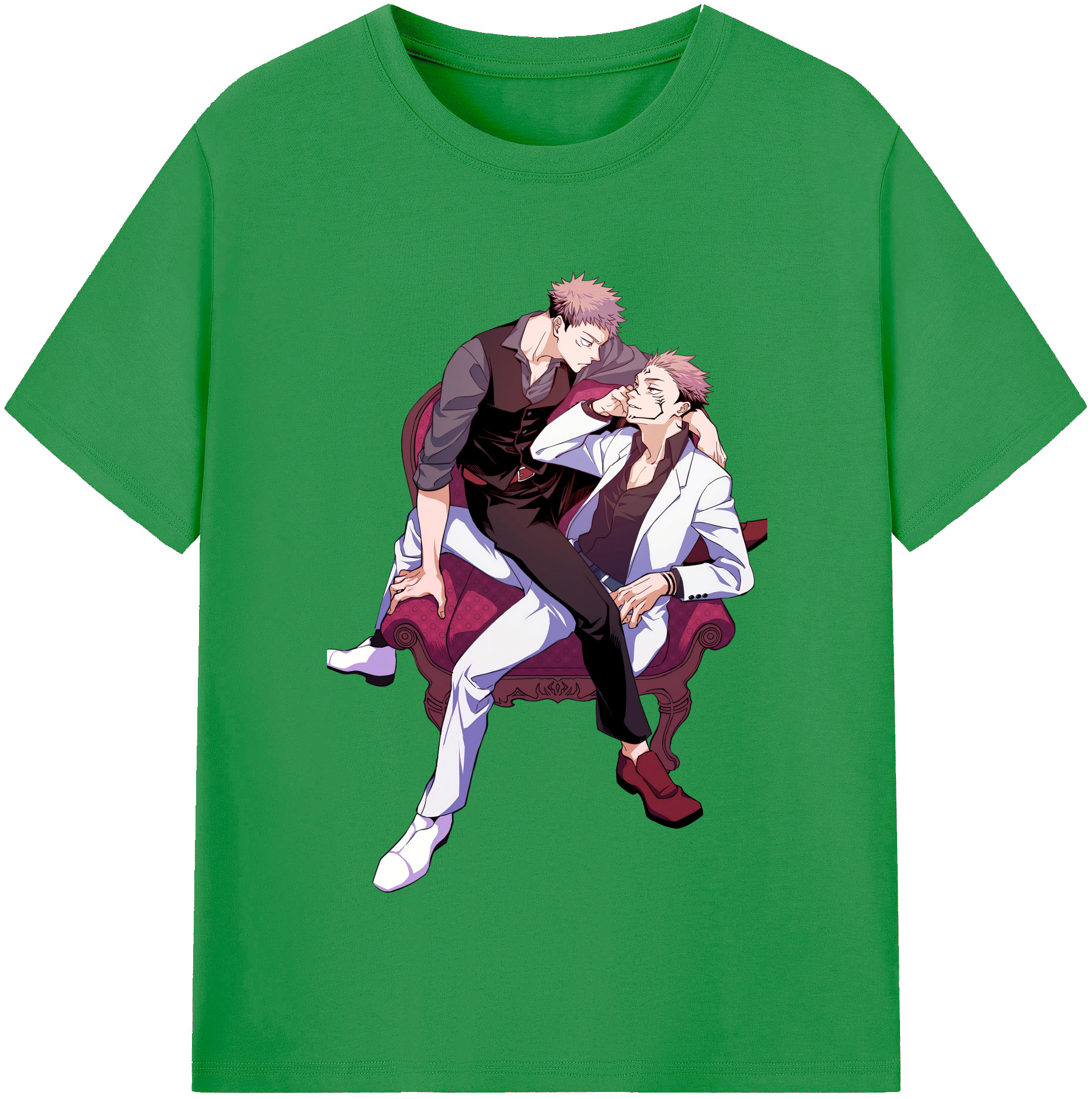 （画像用） 呪術廻戦 Jujutsu Kaisen レディースカジュアルプリントTシャツ（綿100％）