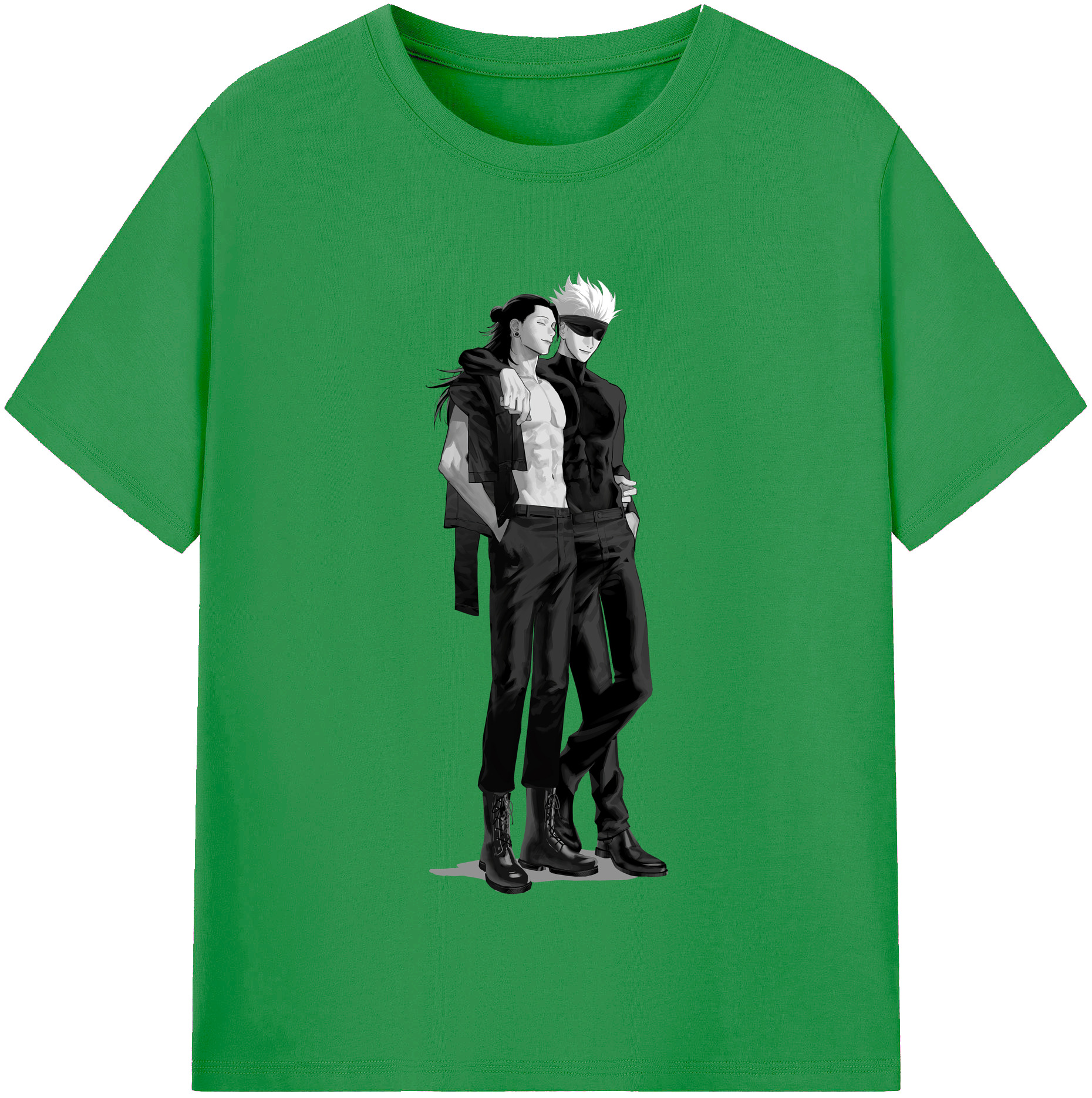 （画像用） 呪術廻戦 Jujutsu Kaisen レディースカジュアルプリントTシャツ（綿100％）