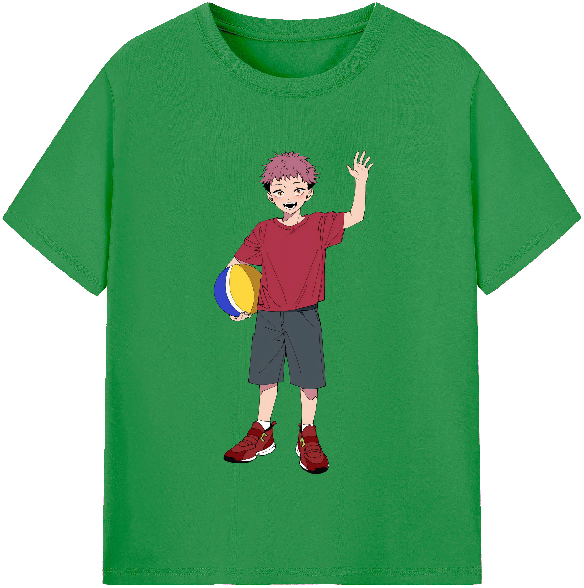 （画像用） 呪術廻戦 Jujutsu Kaisen レディースカジュアルプリントTシャツ（綿100％）