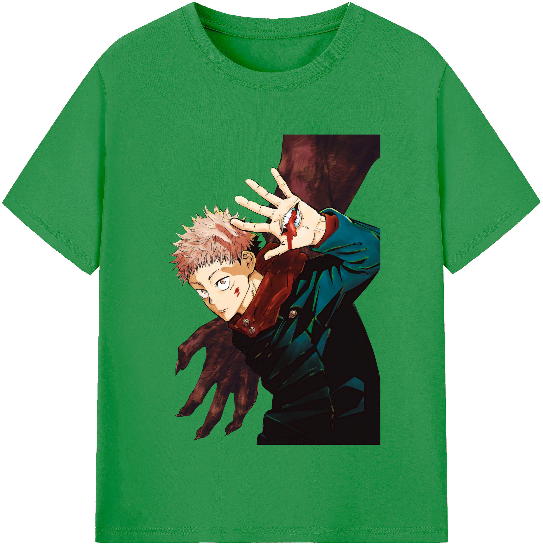 （画像用） 呪術廻戦 Jujutsu Kaisen レディースカジュアルプリントTシャツ（綿100％）
