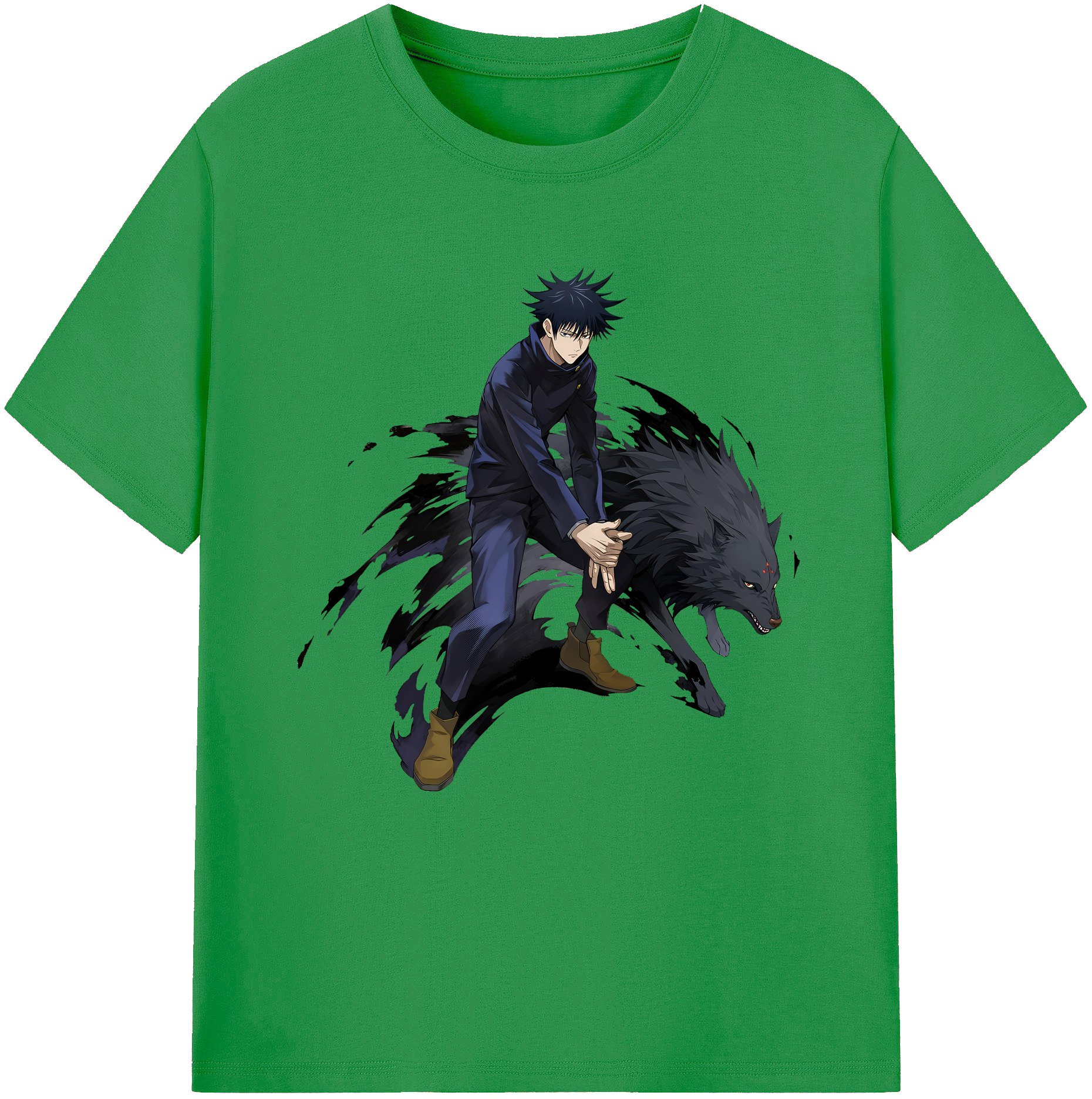 （画像用） 呪術廻戦 Jujutsu Kaisen レディースカジュアルプリントTシャツ（綿100％）
