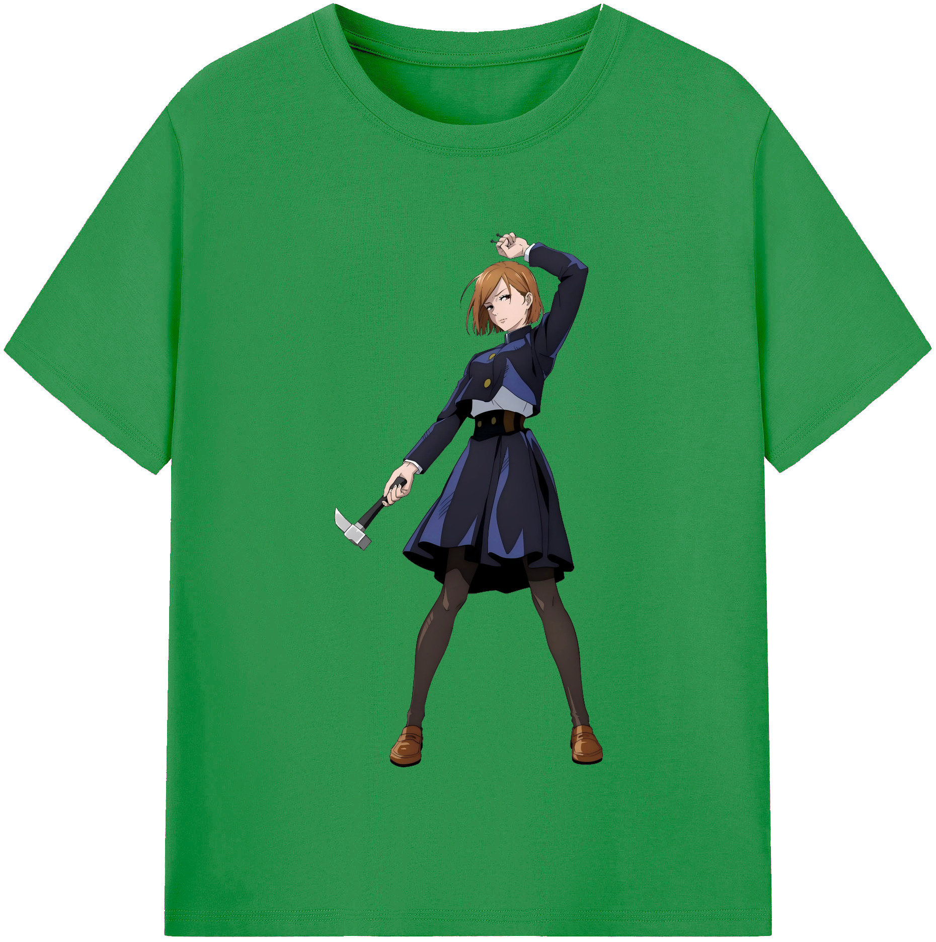 （画像用） 呪術廻戦 Jujutsu Kaisen レディースカジュアルプリントTシャツ（綿100％）