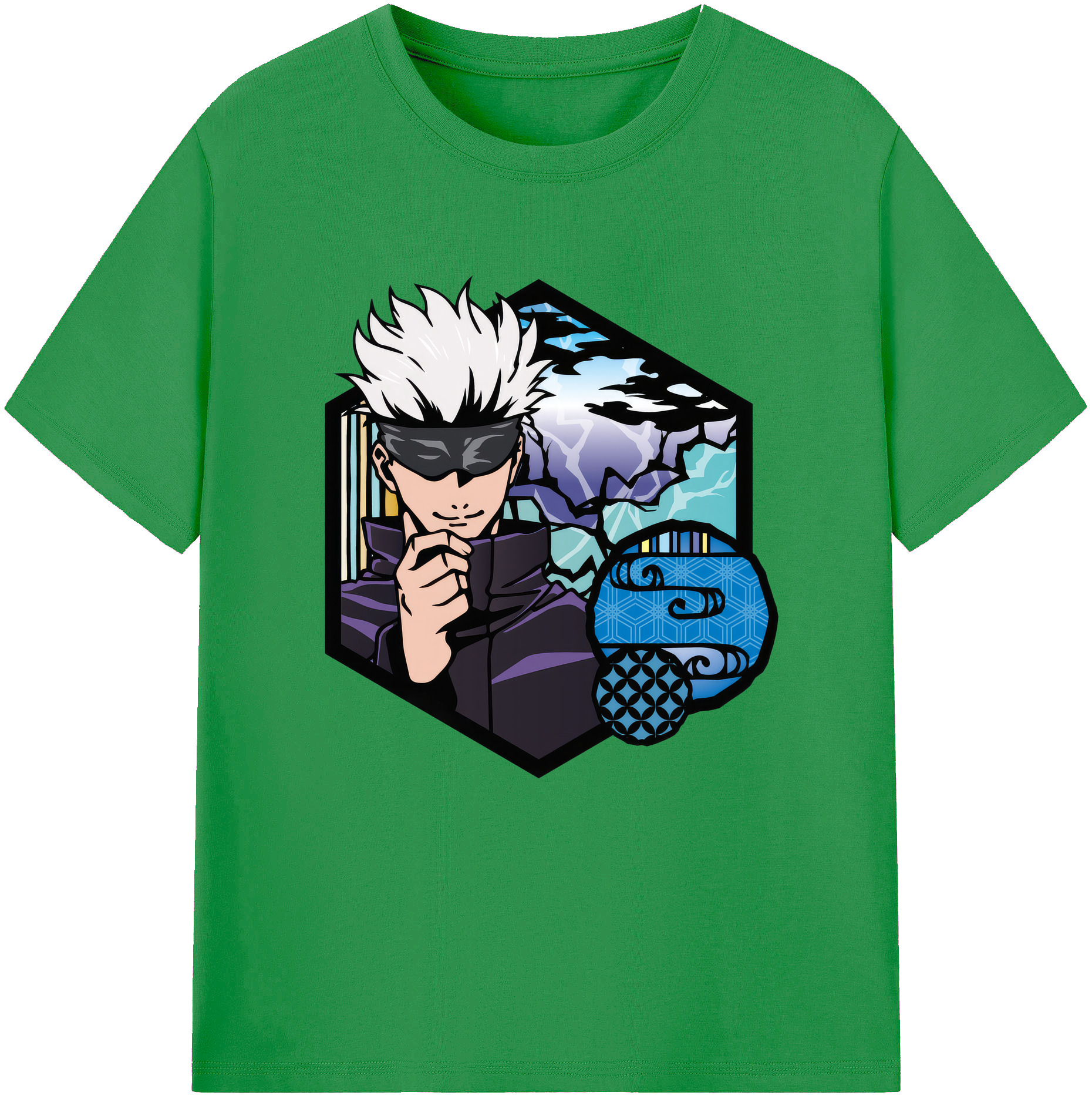 （画像用） 呪術廻戦 Jujutsu Kaisen レディースカジュアルプリントTシャツ（綿100％）