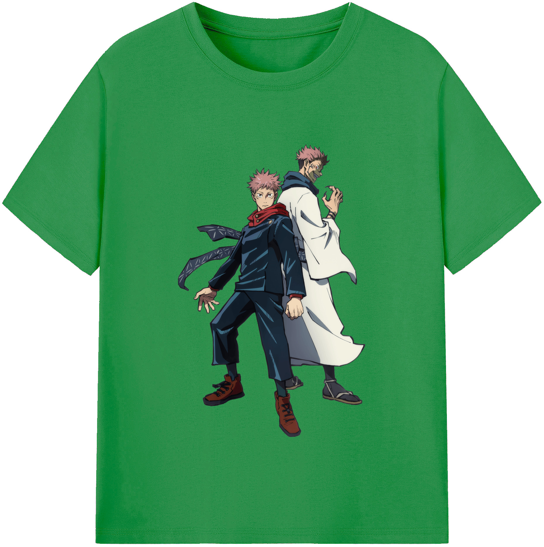 （画像用） 呪術廻戦 Jujutsu Kaisen レディースカジュアルプリントTシャツ（綿100％）