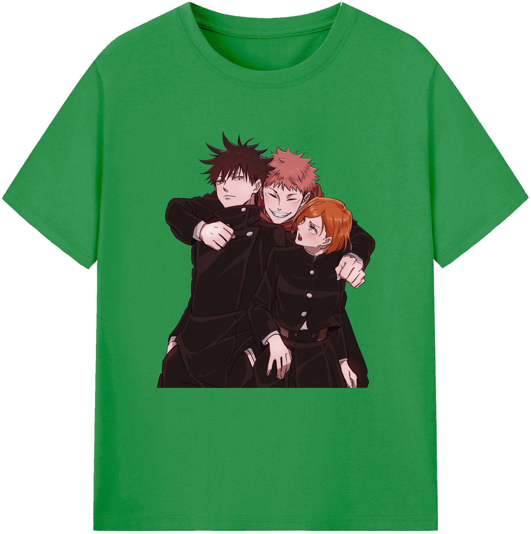 （画像用） 呪術廻戦 Jujutsu Kaisen レディースカジュアルプリントTシャツ（綿100％）