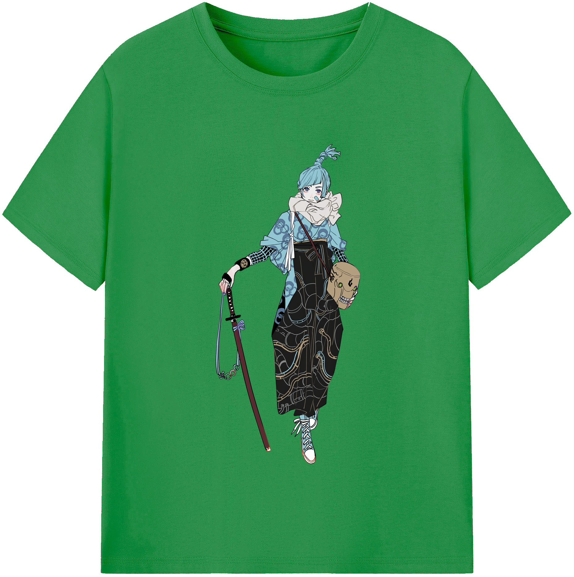 （画像用） 呪術廻戦 Jujutsu Kaisen レディースカジュアルプリントTシャツ（綿100％）