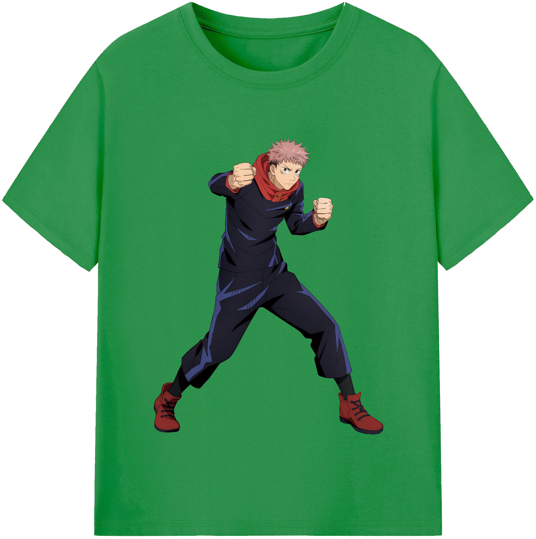 （画像用） 呪術廻戦 Jujutsu Kaisen レディースカジュアルプリントTシャツ（綿100％）