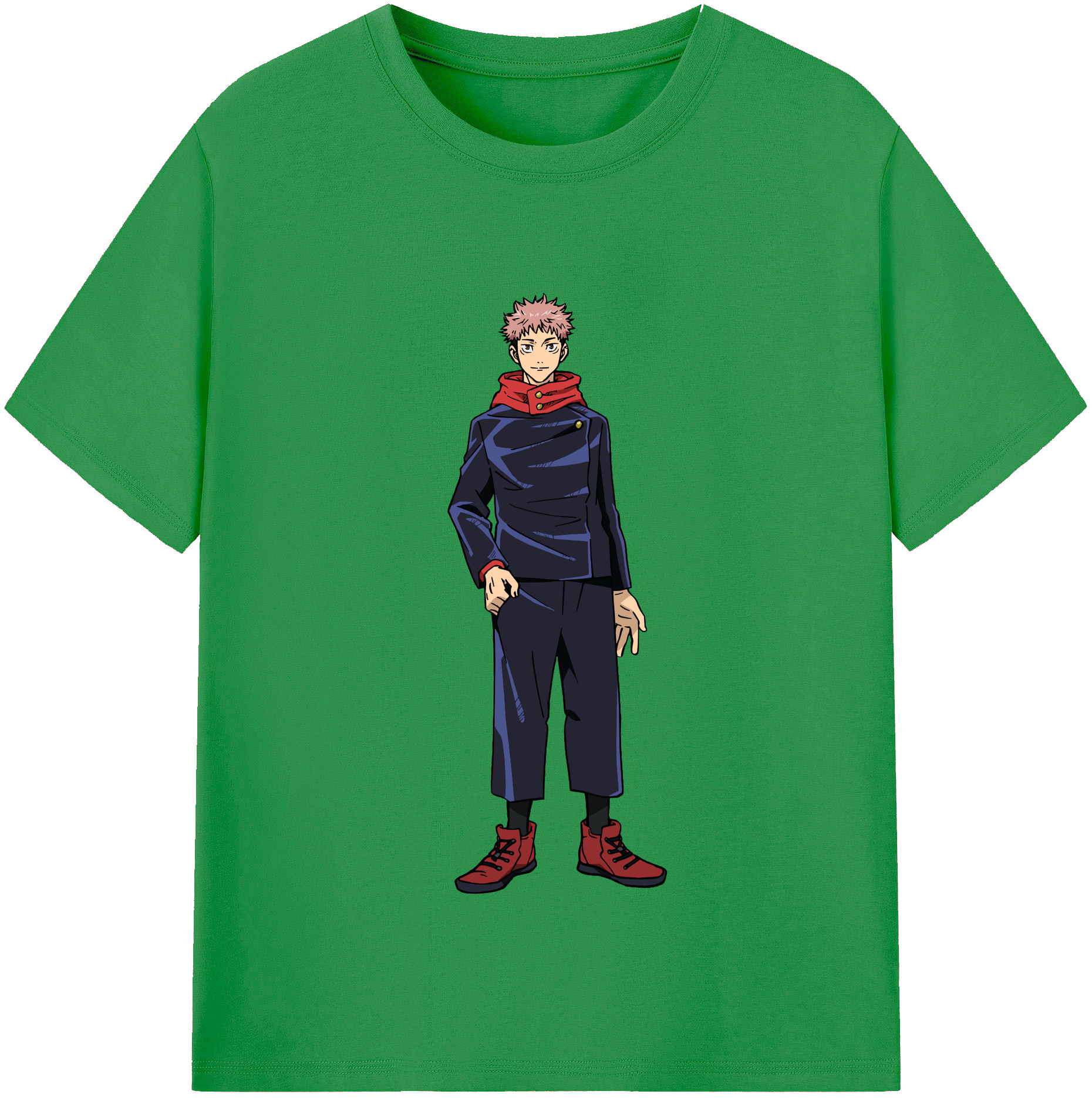 （画像用） 呪術廻戦 Jujutsu Kaisen レディースカジュアルプリントTシャツ（綿100％）