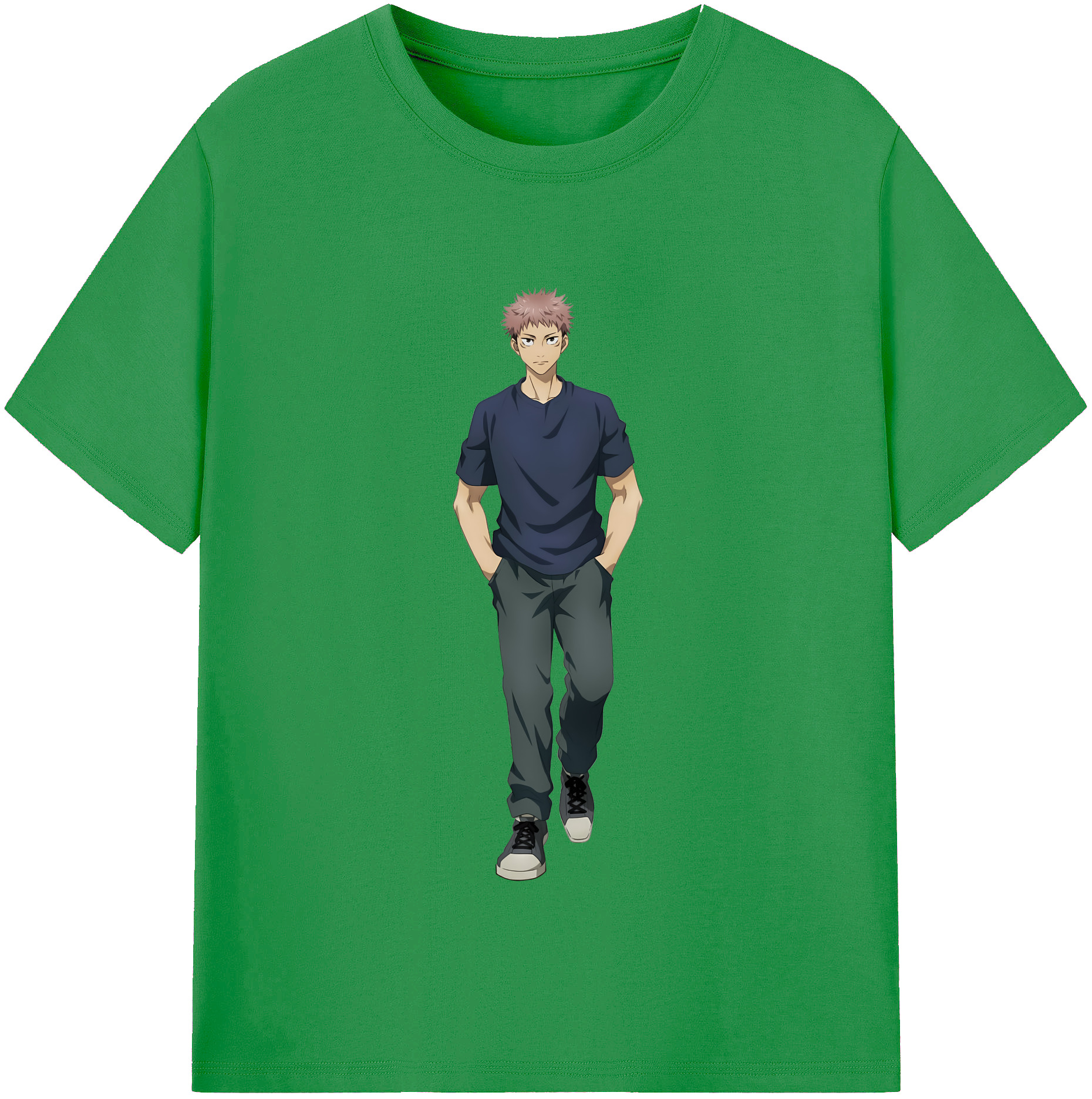 （画像用） 呪術廻戦 Jujutsu Kaisen レディースカジュアルプリントTシャツ（綿100％）