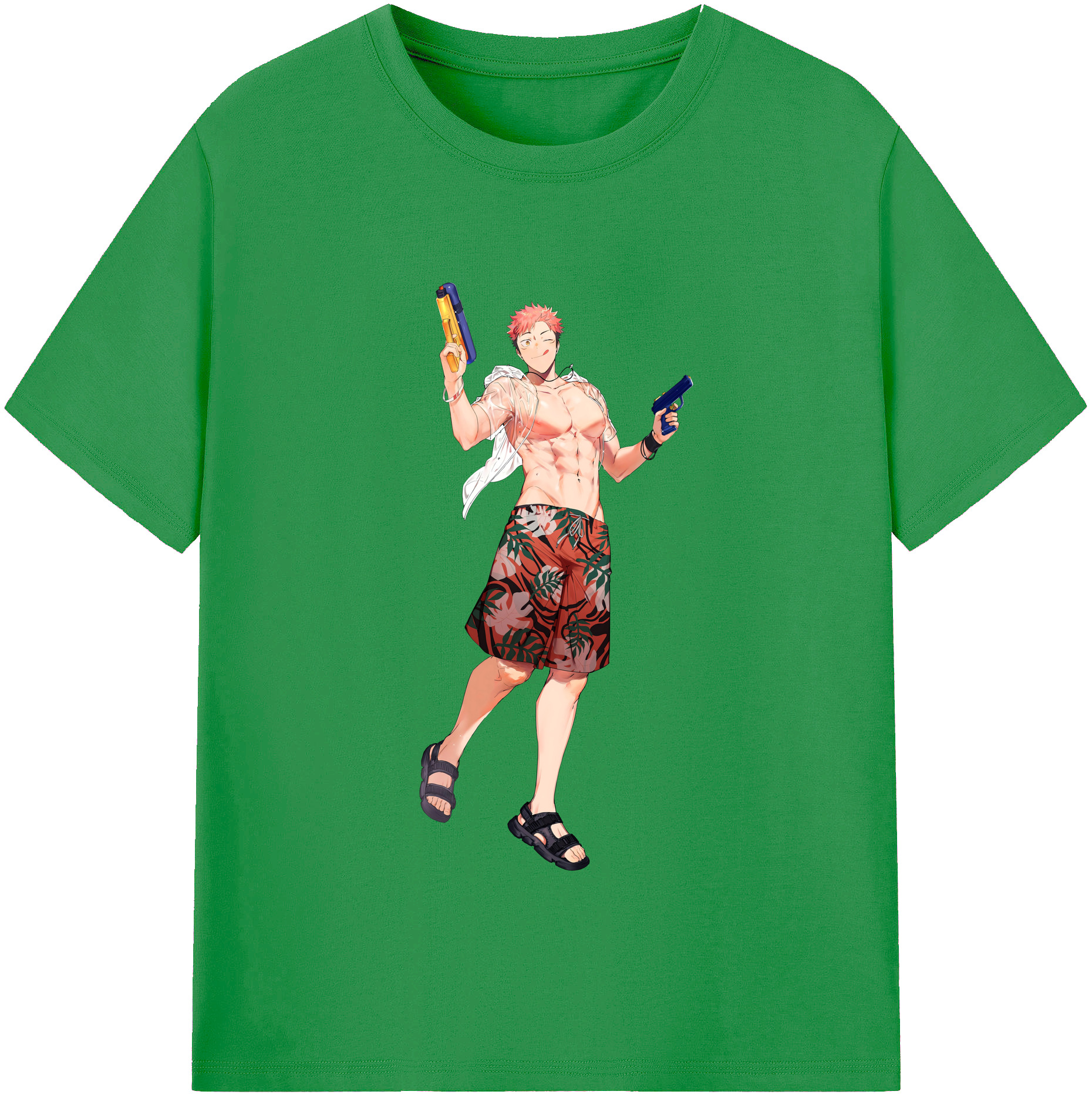 （画像用） 呪術廻戦 Jujutsu Kaisen レディースカジュアルプリントTシャツ（綿100％）