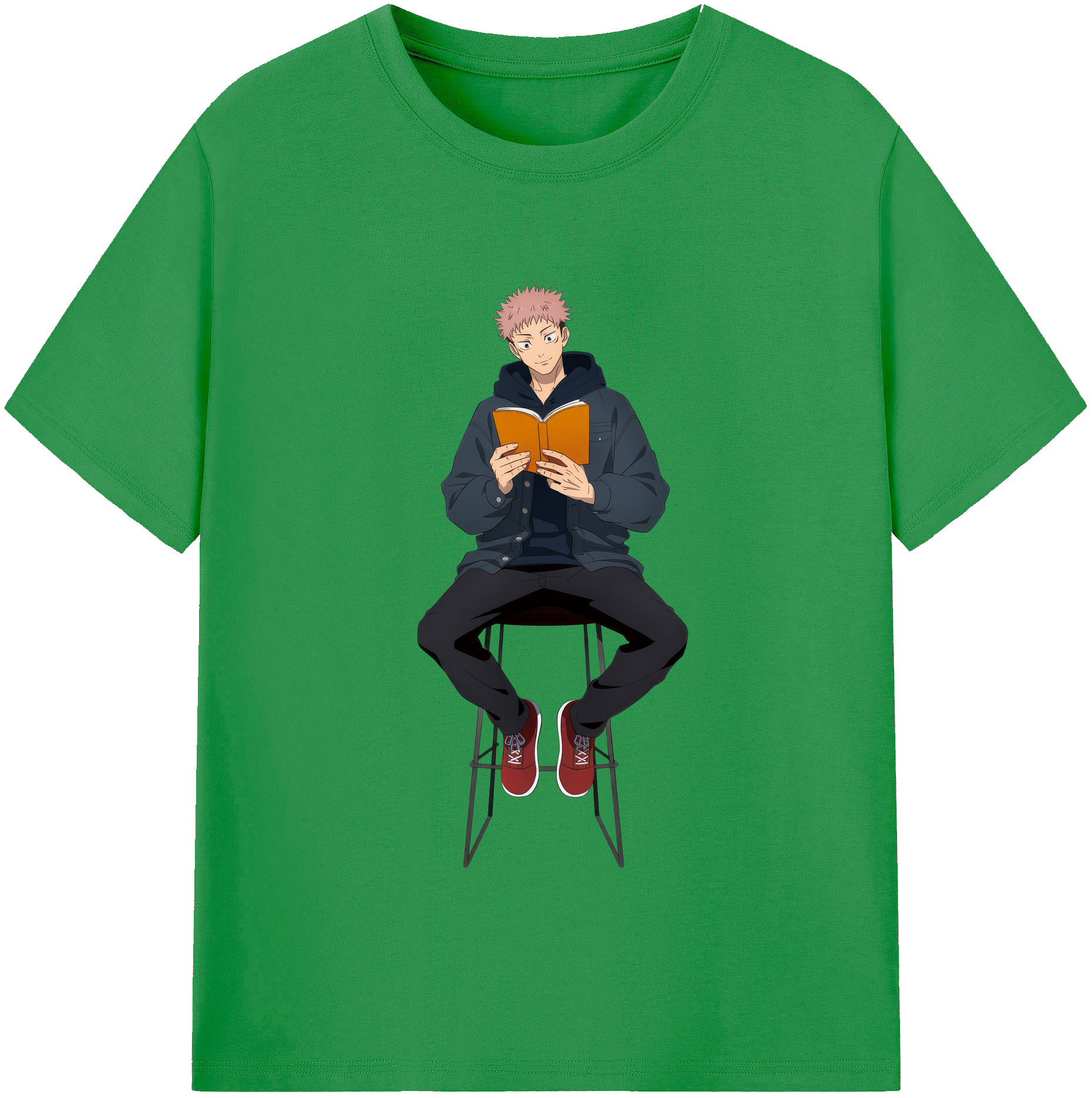 （画像用） 呪術廻戦 Jujutsu Kaisen レディースカジュアルプリントTシャツ（綿100％）
