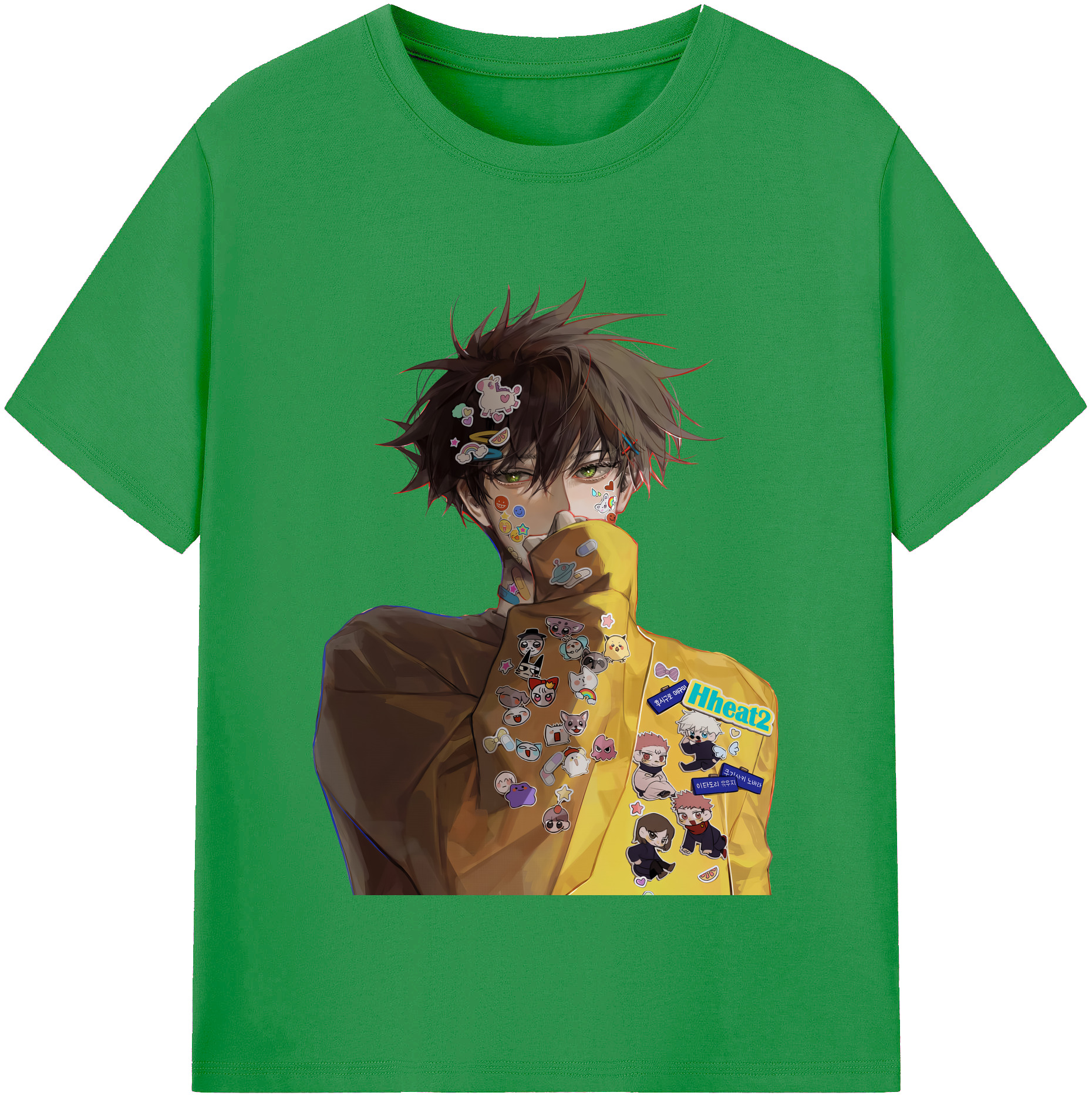 （画像用） 呪術廻戦 Jujutsu Kaisen レディースカジュアルプリントTシャツ（綿100％）