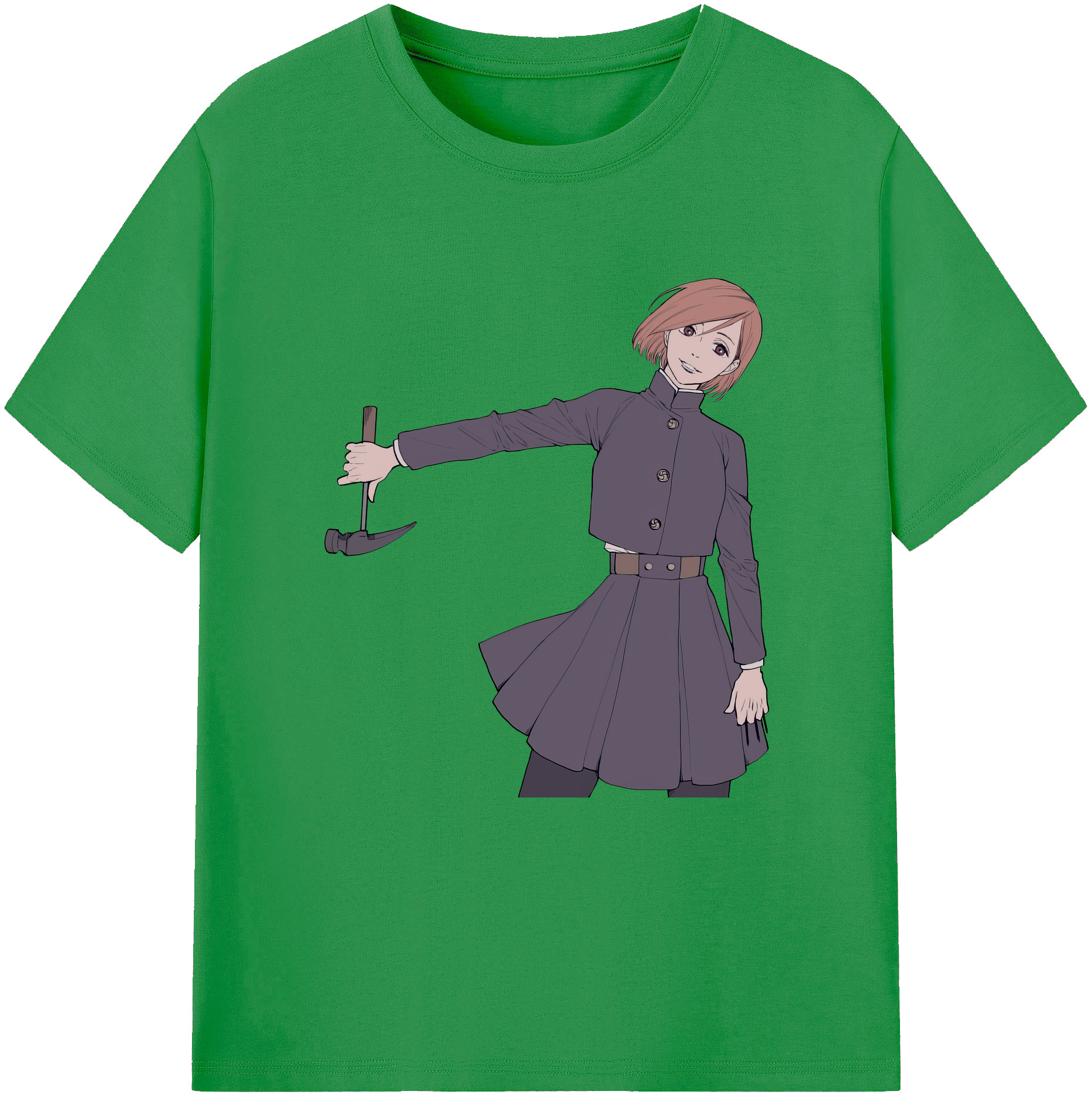（画像用） 呪術廻戦 Jujutsu Kaisen レディースカジュアルプリントTシャツ（綿100％）