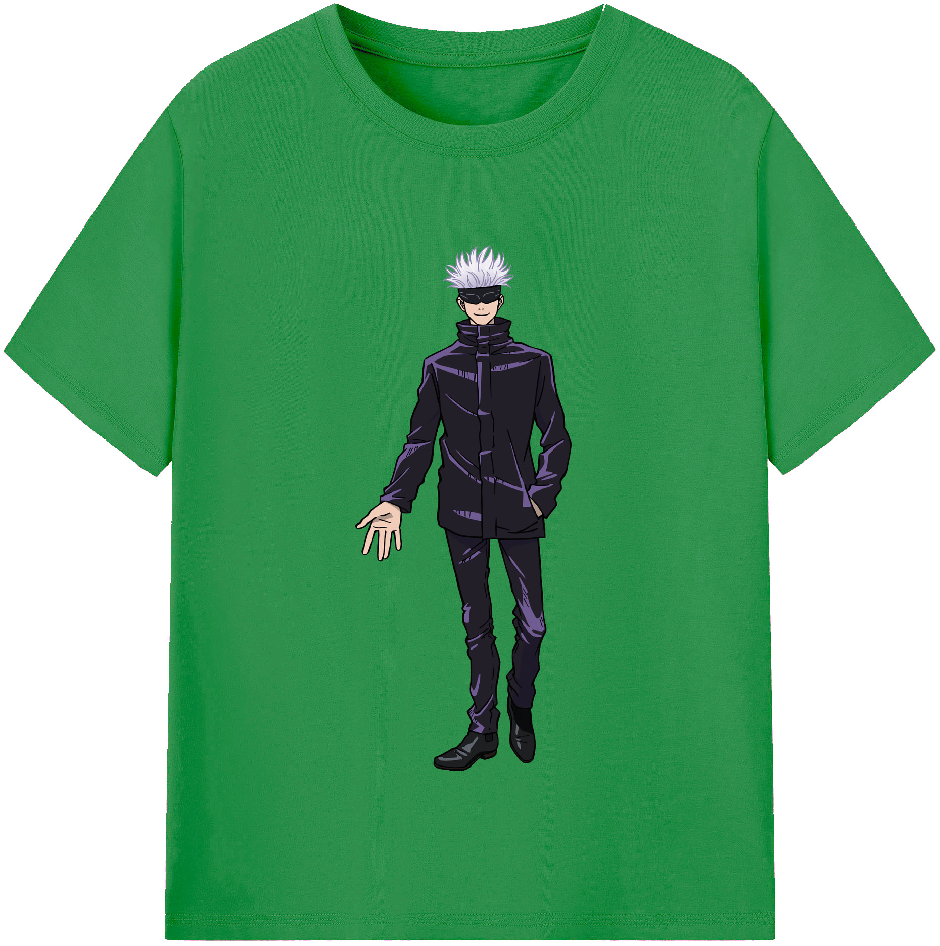 （画像用） 呪術廻戦 Jujutsu Kaisen レディースカジュアルプリントTシャツ（綿100％）