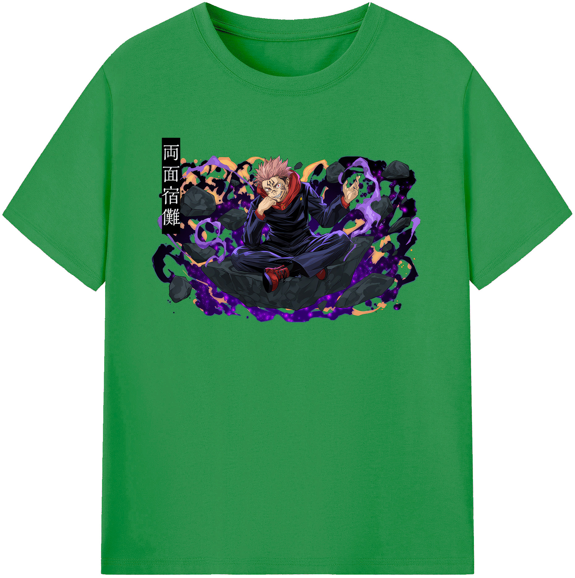 （画像用） 呪術廻戦 Jujutsu Kaisen レディースカジュアルプリントTシャツ（綿100％）
