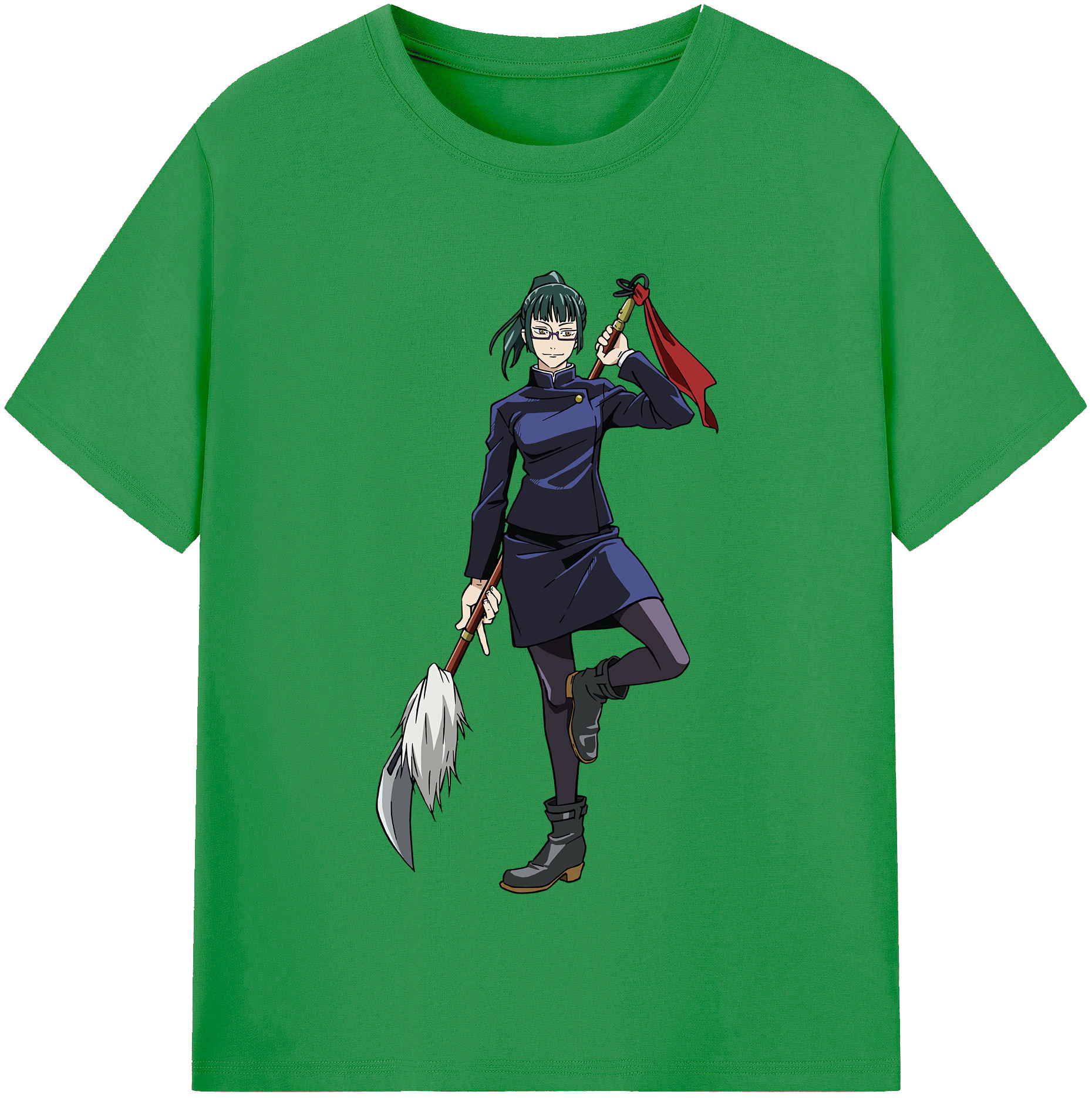 （画像用） 呪術廻戦 Jujutsu Kaisen レディースカジュアルプリントTシャツ（綿100％）