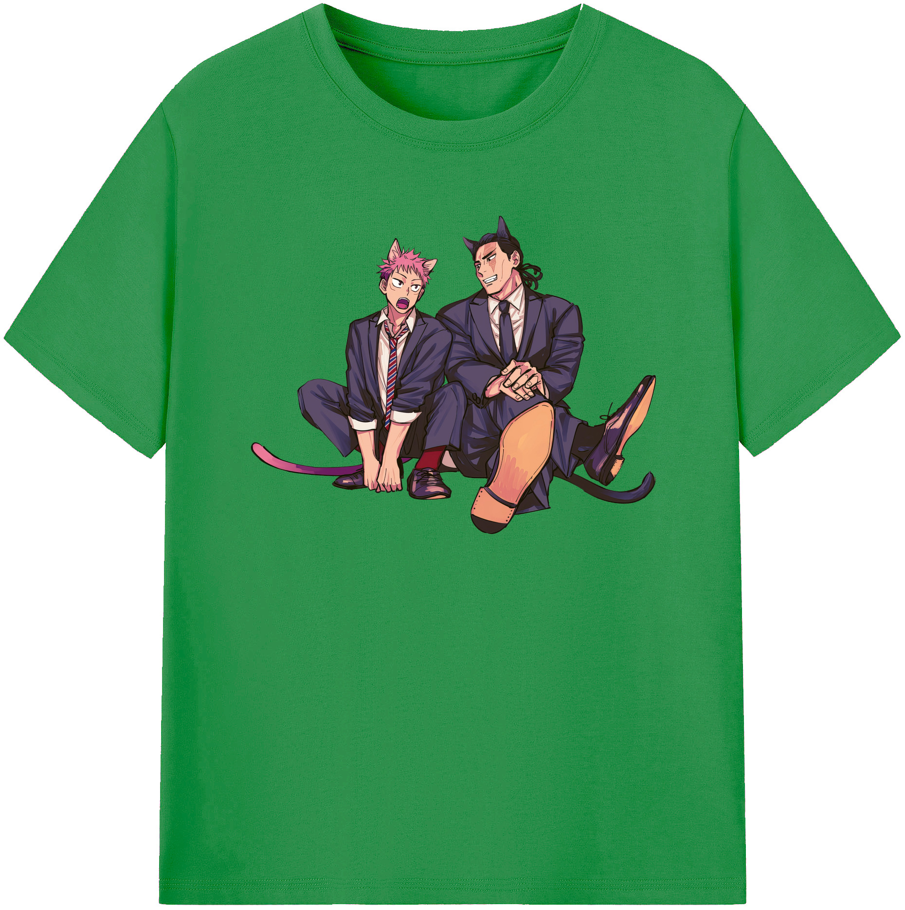 （画像用） 呪術廻戦 Jujutsu Kaisen レディースカジュアルプリントTシャツ（綿100％）