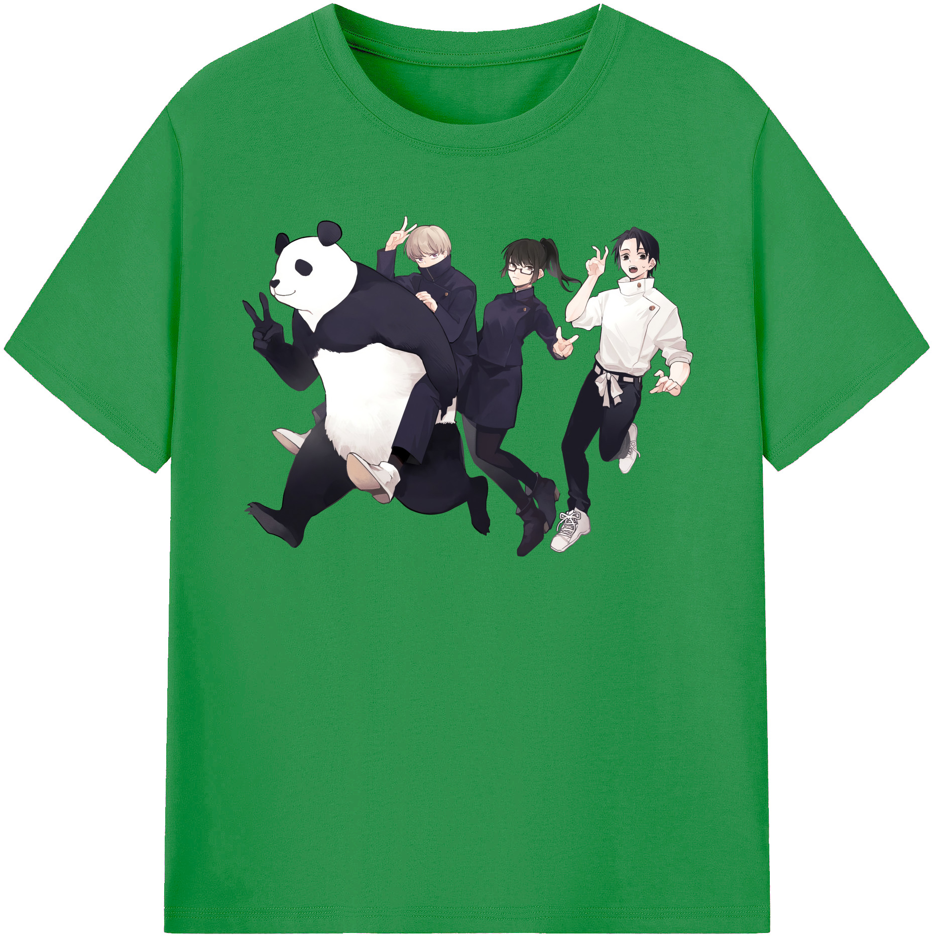 （画像用） 呪術廻戦 Jujutsu Kaisen レディースカジュアルプリントTシャツ（綿100％）