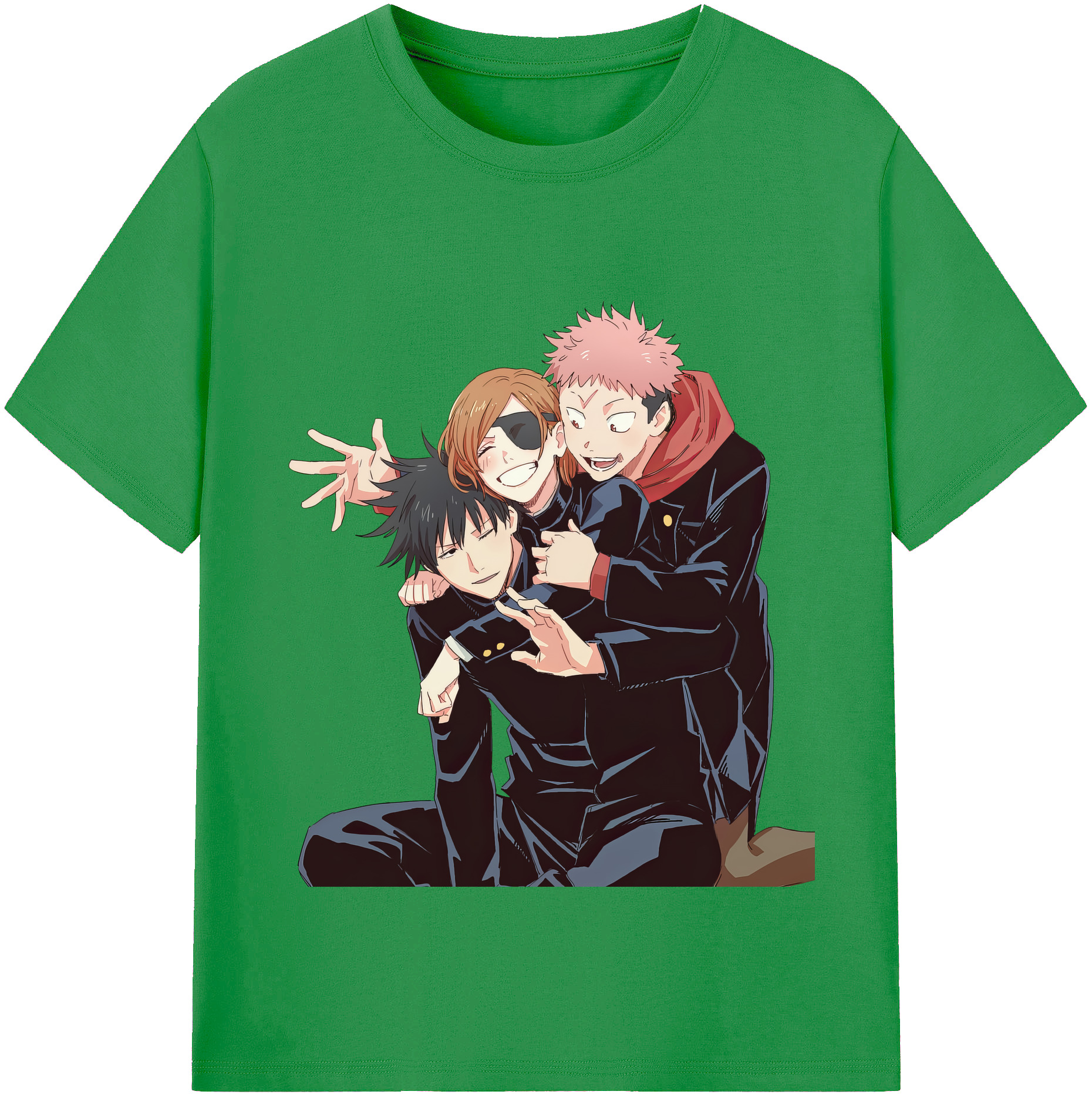 （画像用） 呪術廻戦 Jujutsu Kaisen レディースカジュアルプリントTシャツ（綿100％）