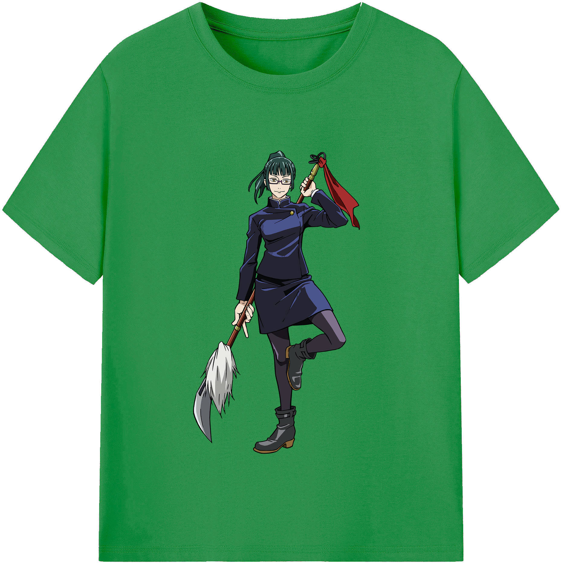 （画像用） 呪術廻戦 Jujutsu Kaisen レディースカジュアルプリントTシャツ（綿100％）