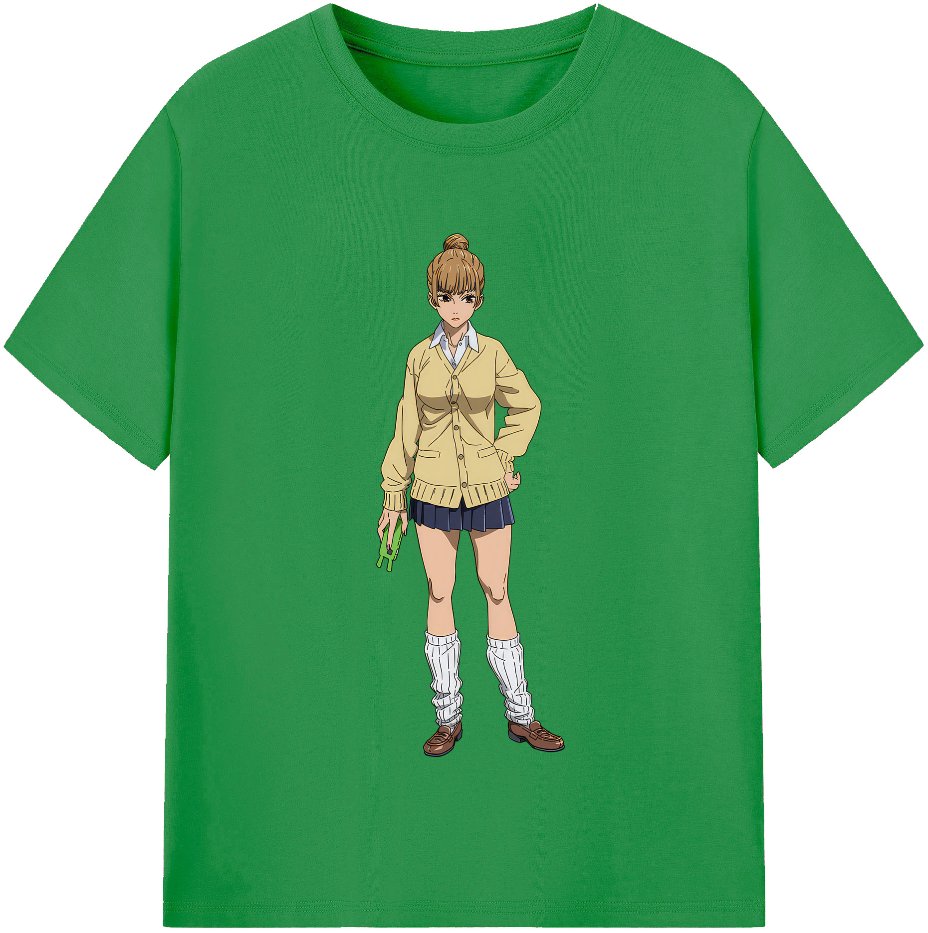 （画像用） 呪術廻戦 Jujutsu Kaisen レディースカジュアルプリントTシャツ（綿100％）