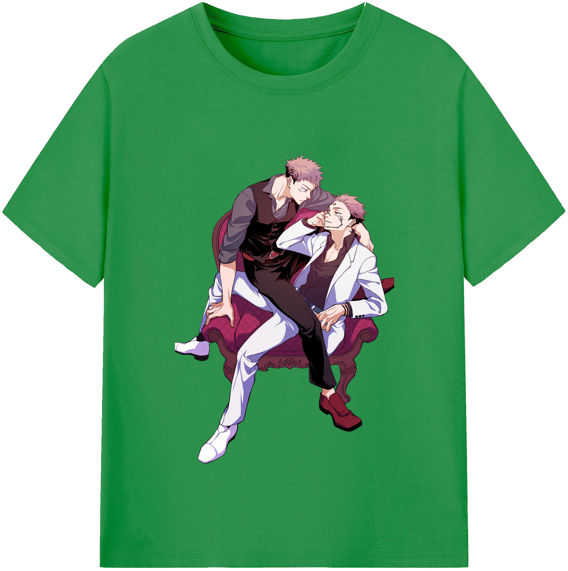 （画像用） 呪術廻戦 Jujutsu Kaisen レディースカジュアルプリントTシャツ（綿100％）