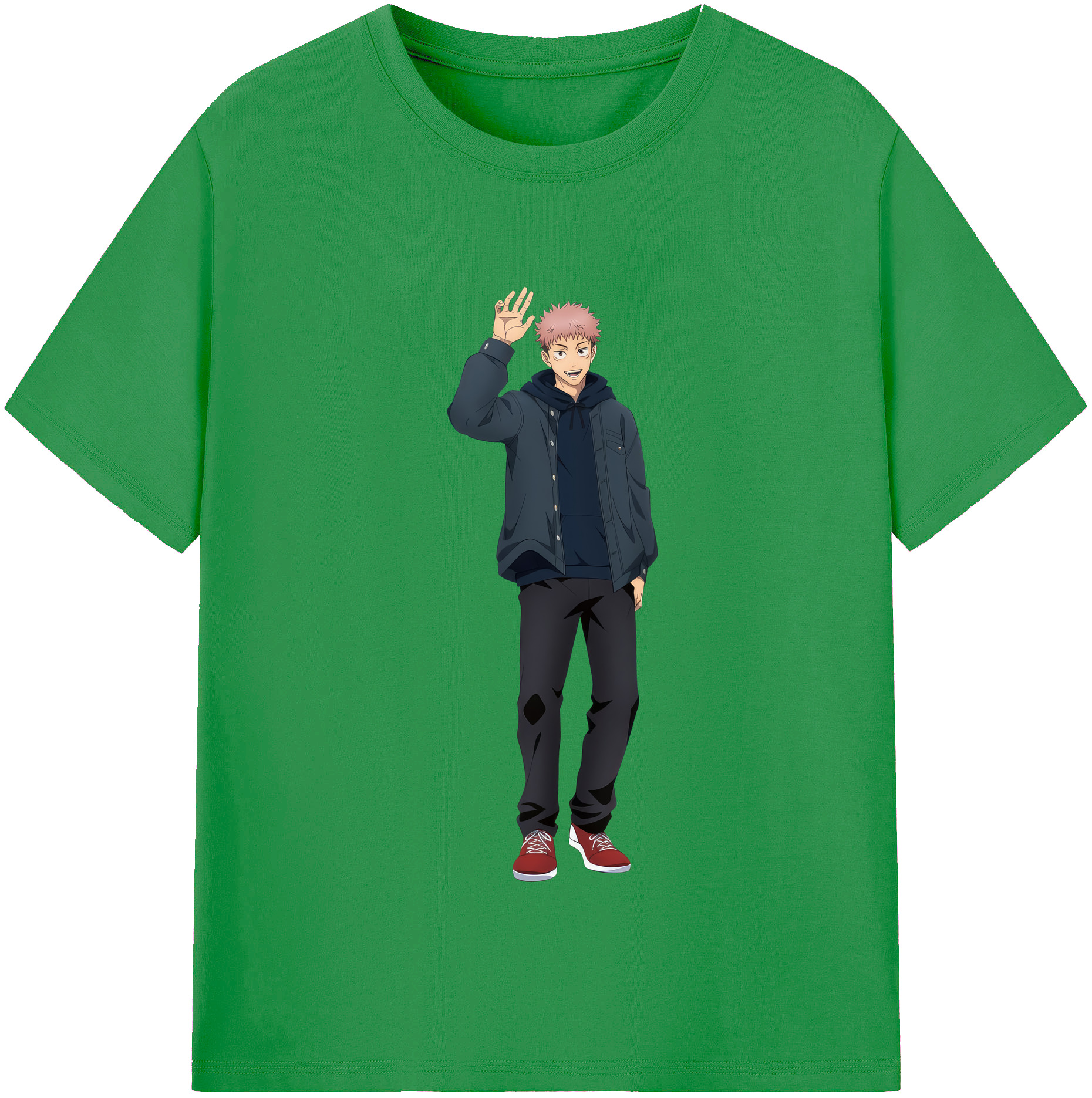 （画像用） 呪術廻戦 Jujutsu Kaisen レディースカジュアルプリントTシャツ（綿100％）